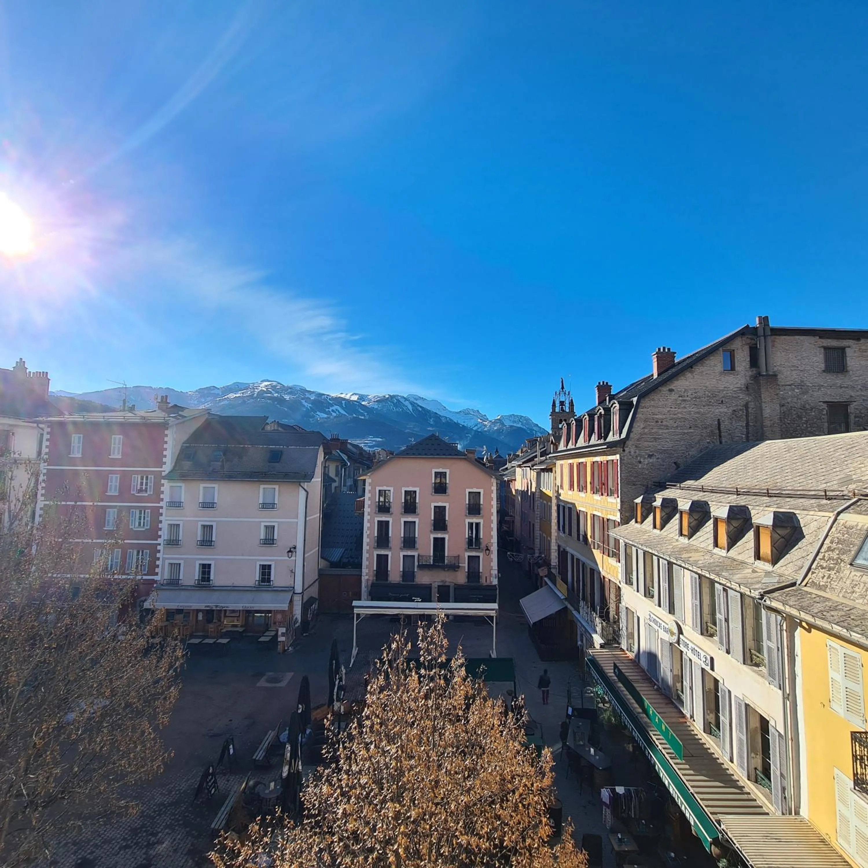 Mountain view in Le Grand Hotel