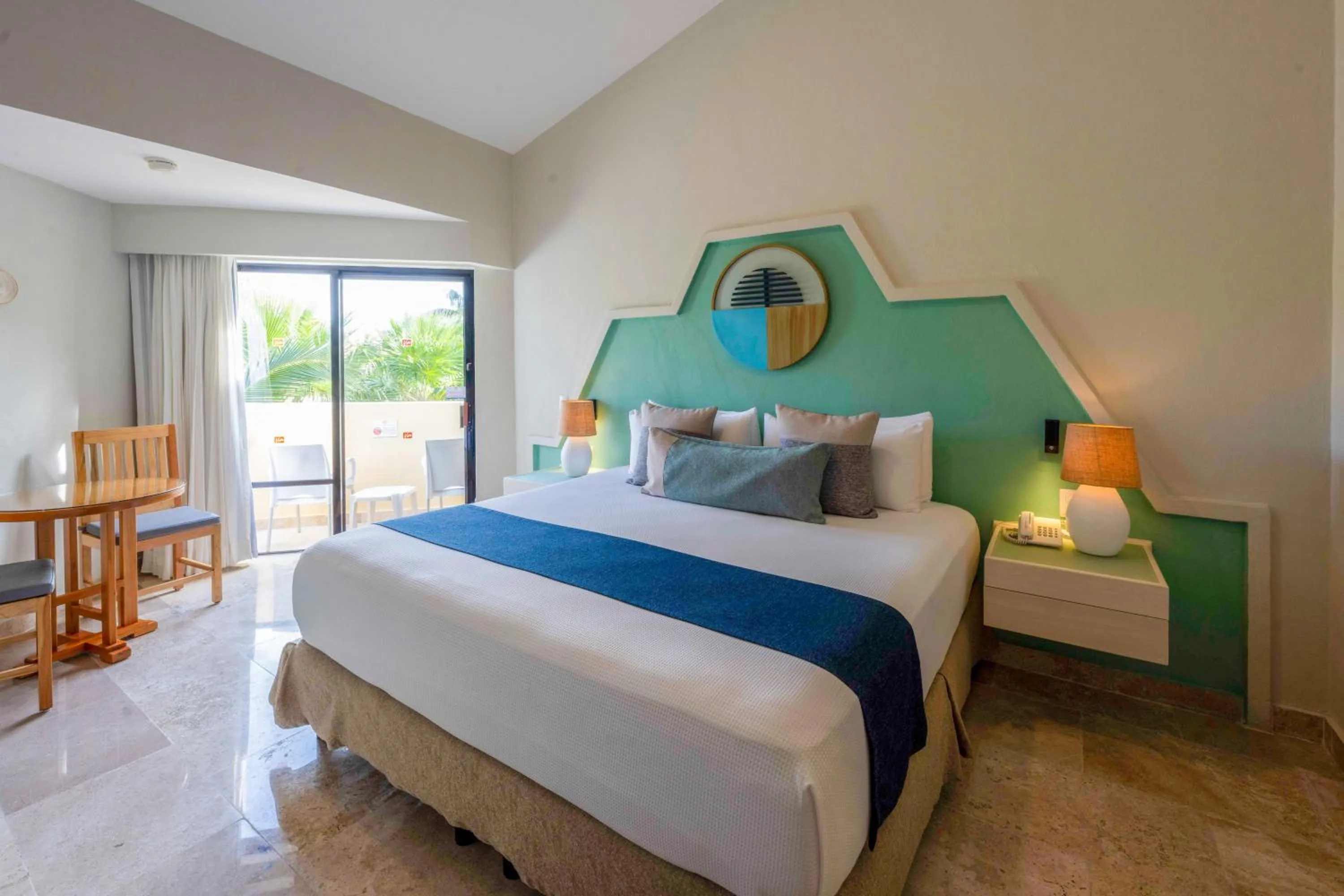 Bed in Viva Maya by Wyndham, A Trademark All Inclusive Resort