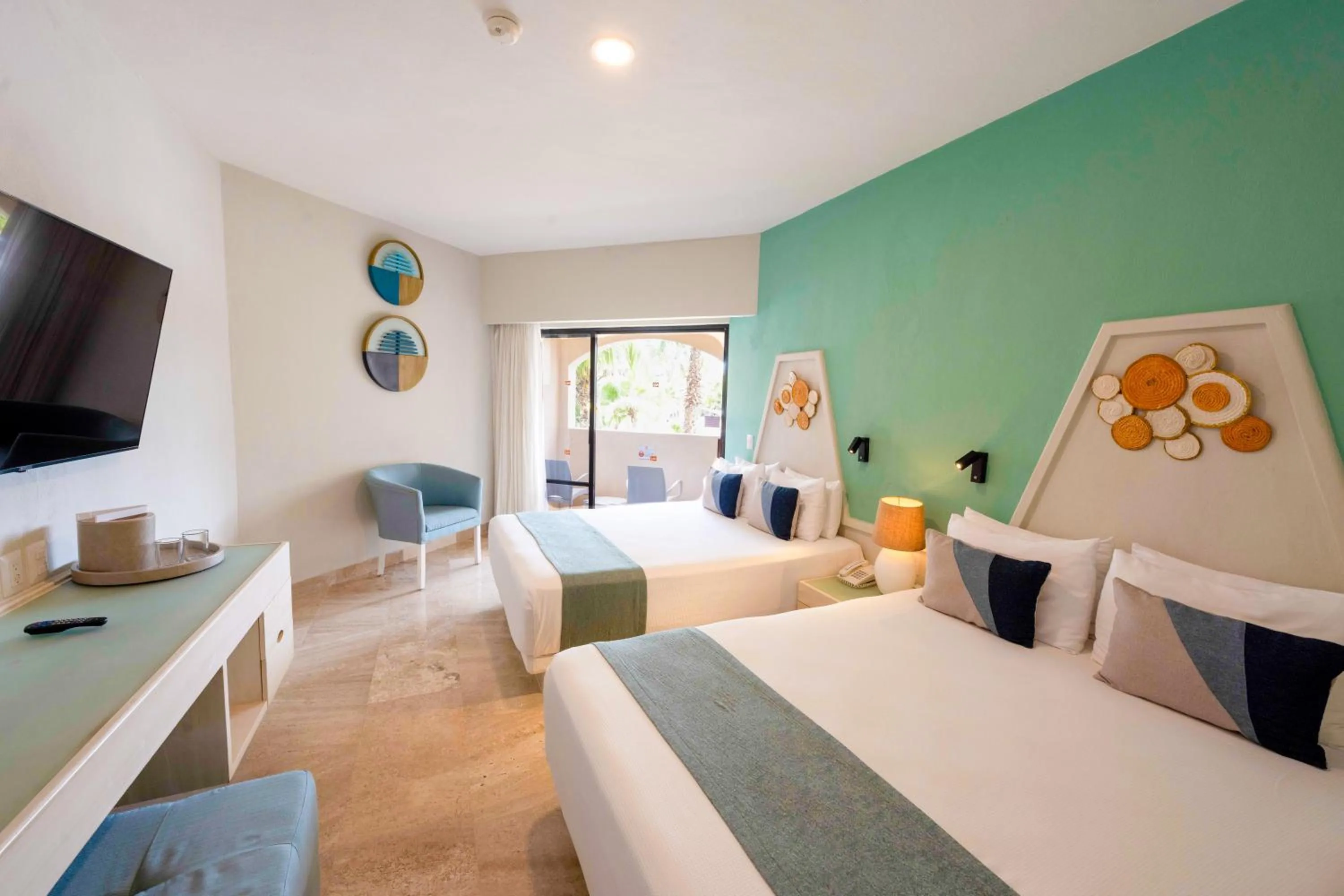 Bed in Viva Maya by Wyndham, A Trademark All Inclusive Resort