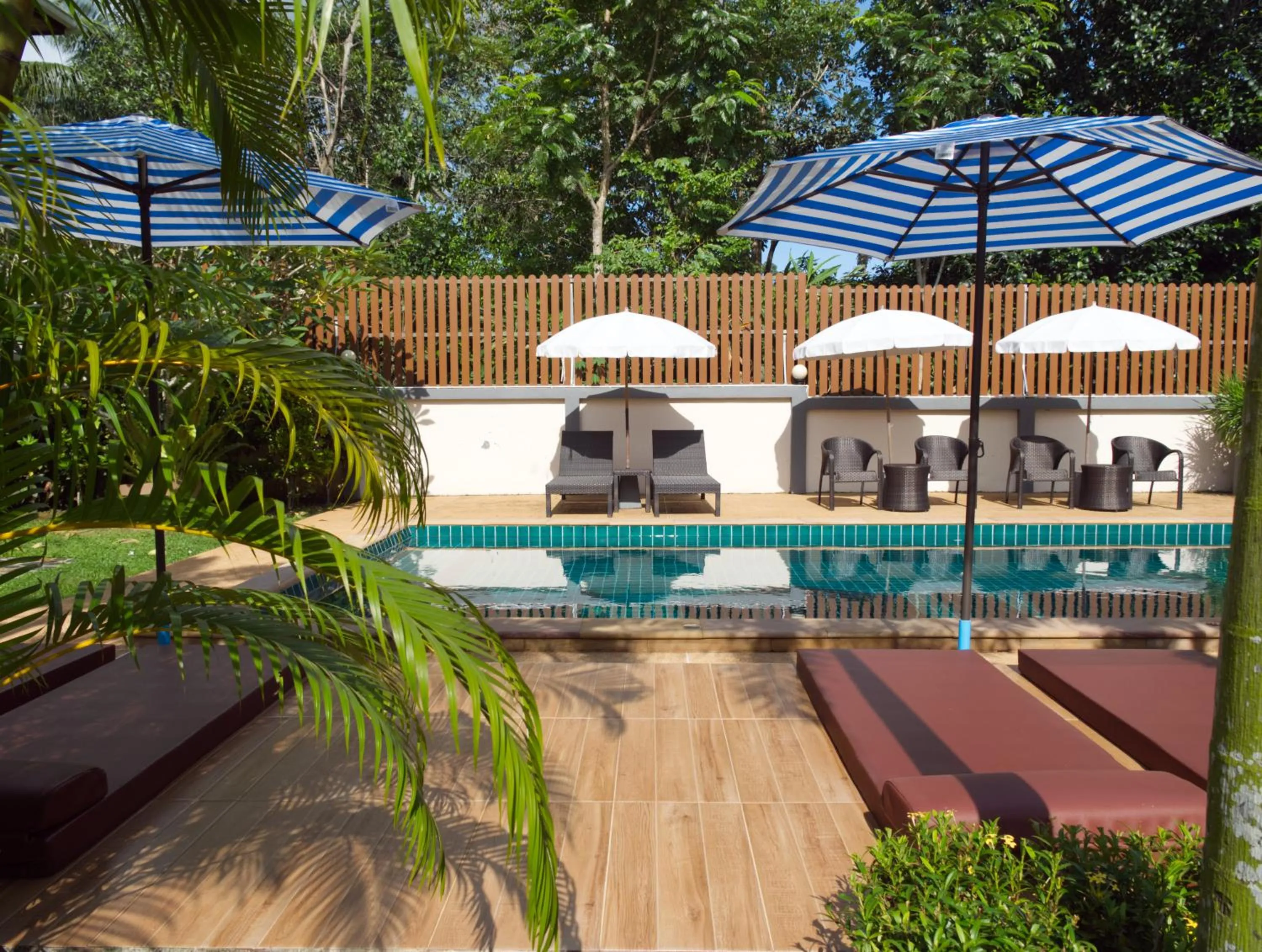Pool view in Chanapha Residence