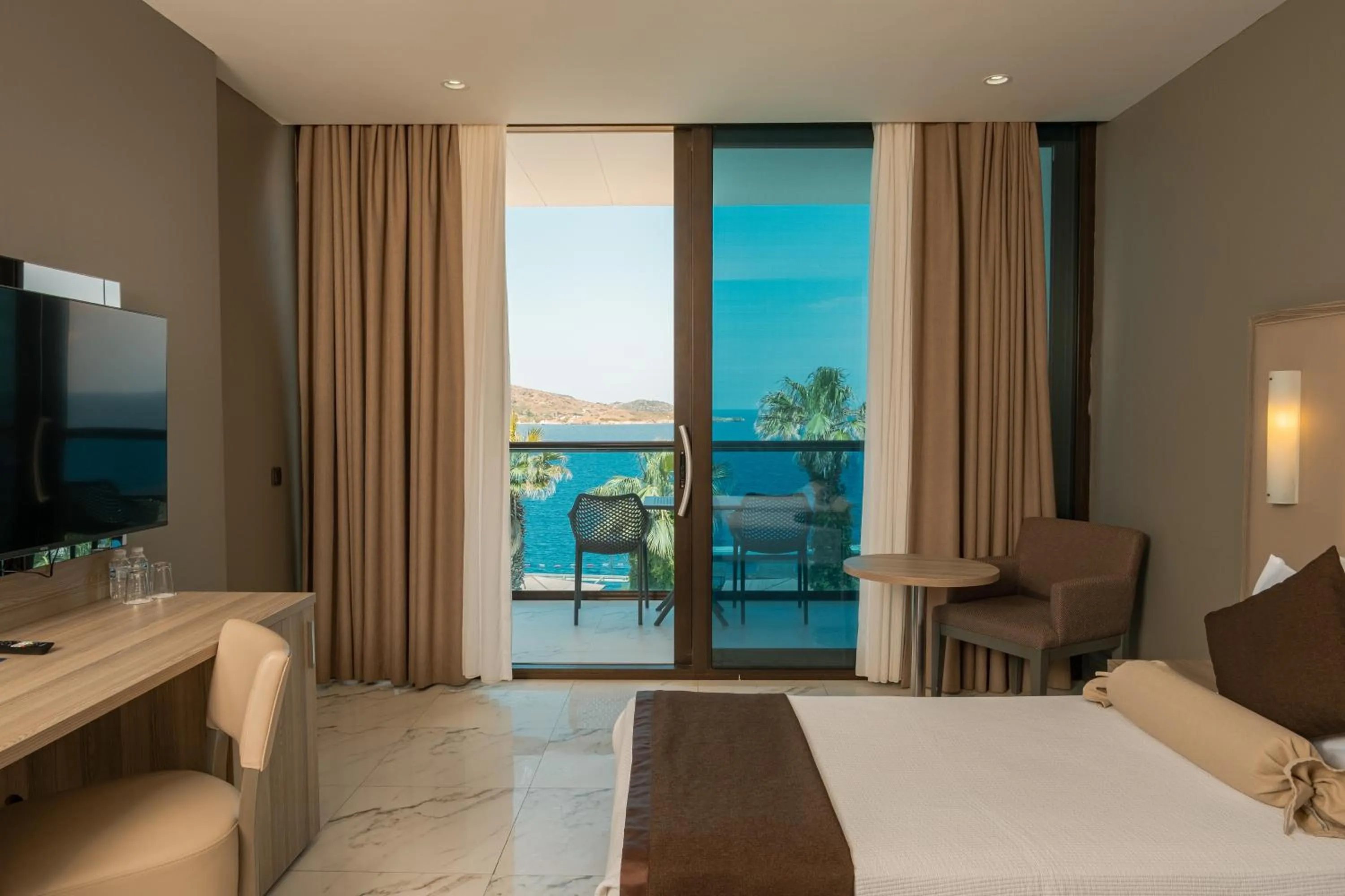 View (from property/room), Bed in Delta Hotels By Marriott Bodrum