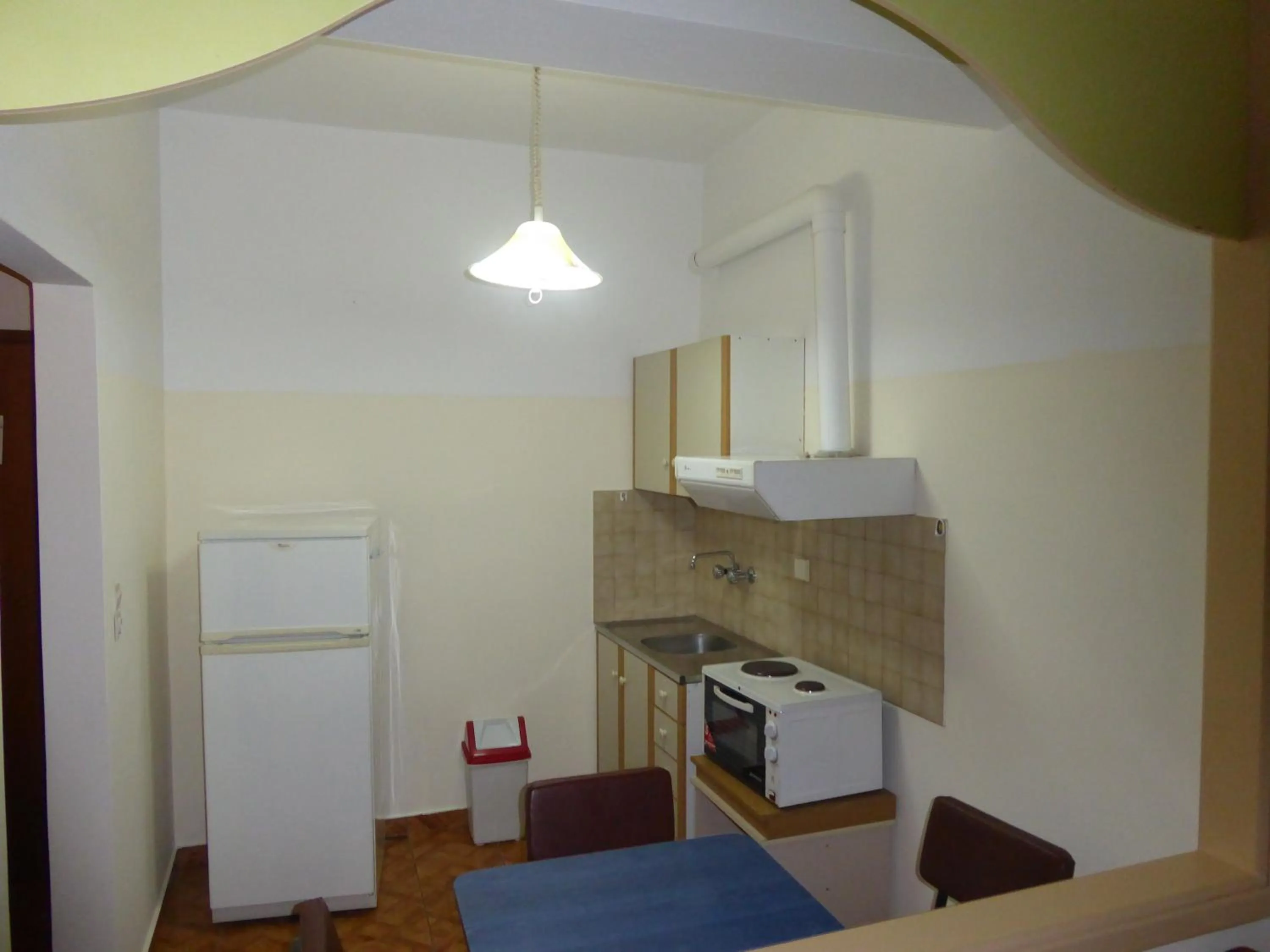 Kitchen or kitchenette in Poseidon Hotel