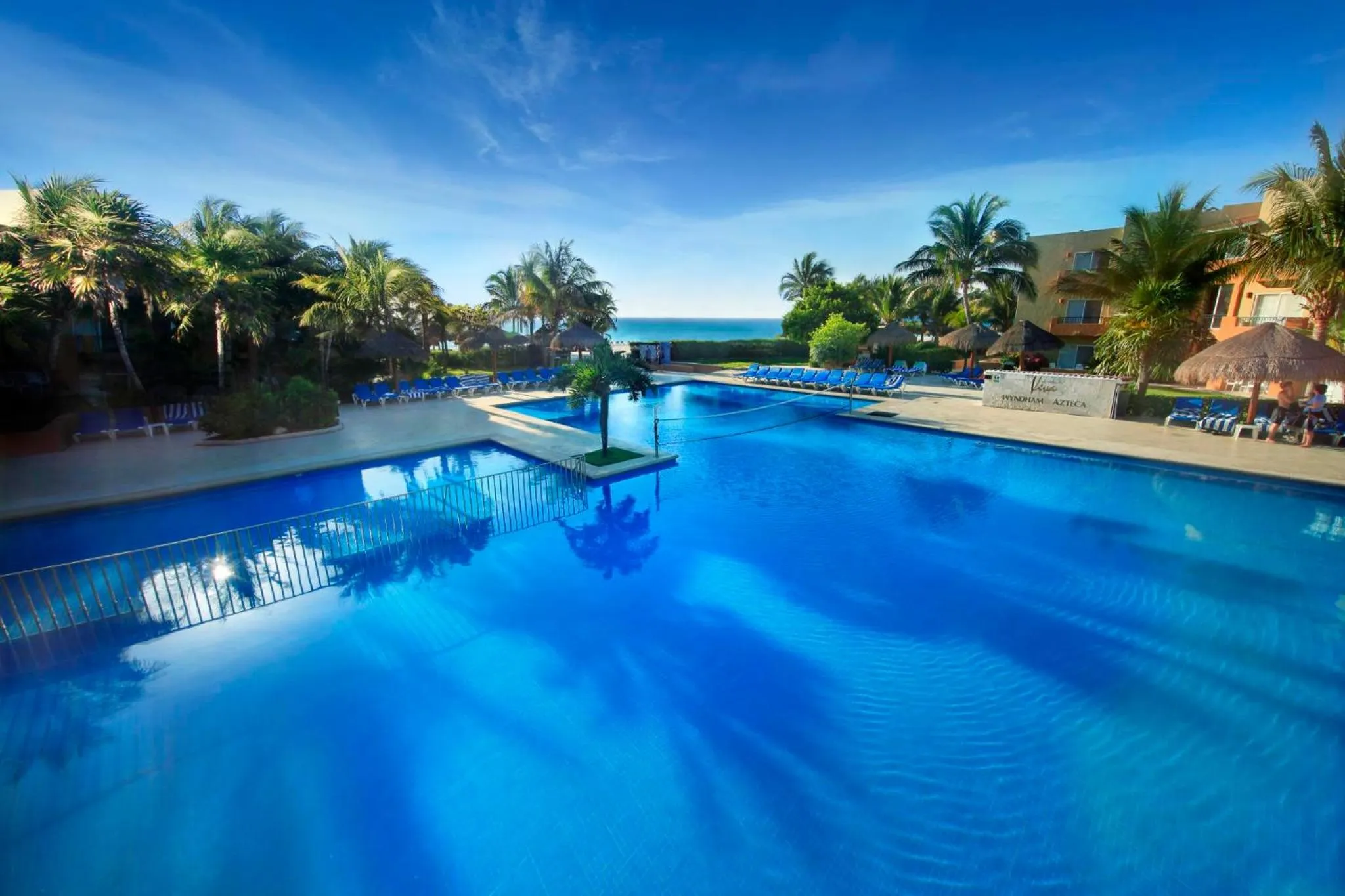 Swimming pool in Viva Azteca by Wyndham, A Trademark All Inclusive Resort