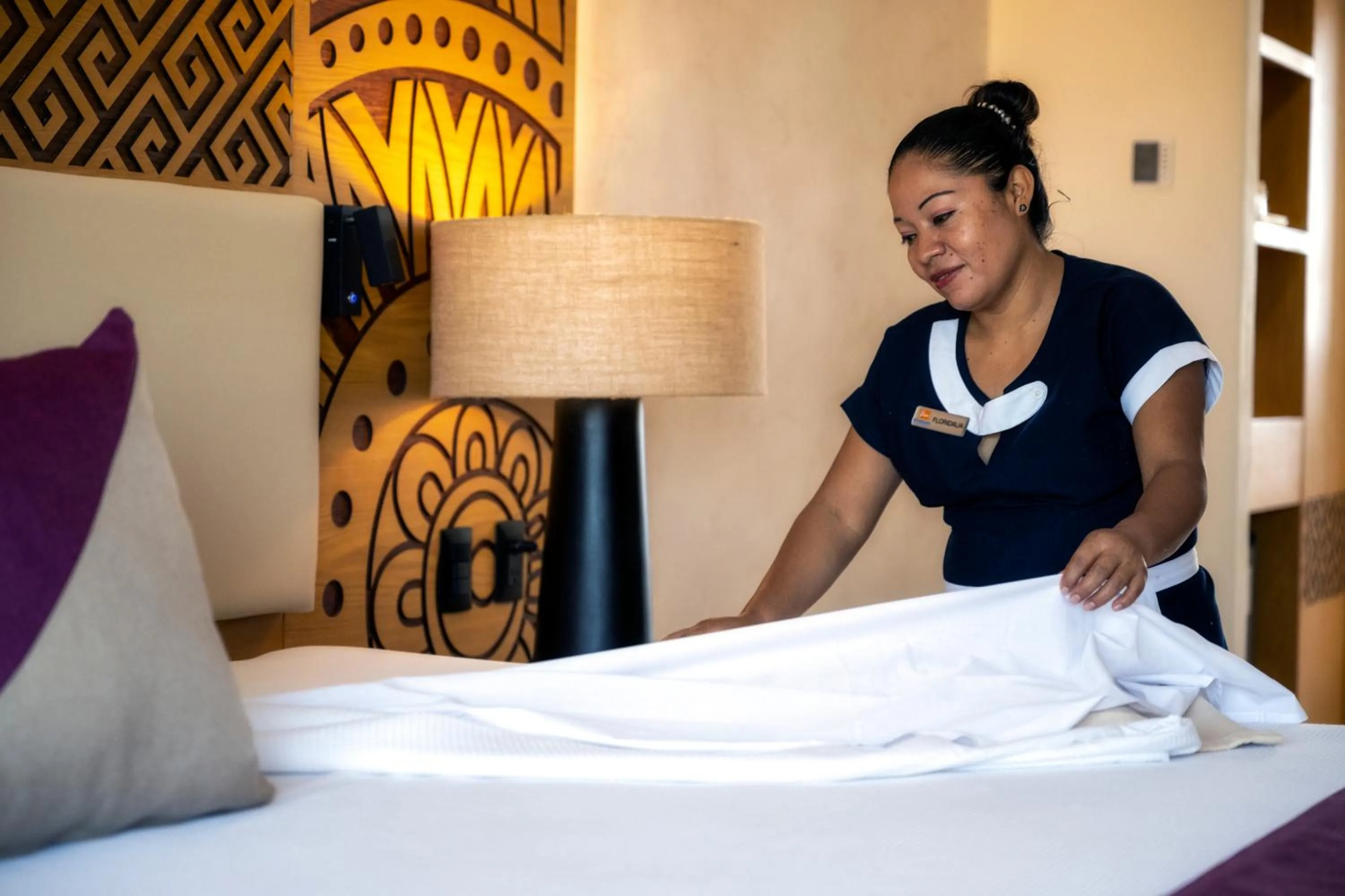 Bed in Viva Azteca by Wyndham, A Trademark All Inclusive Resort