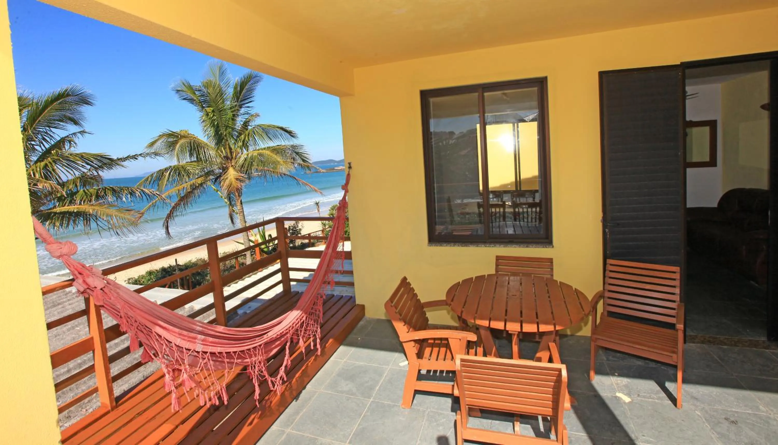 Balcony/Terrace in Pousada Hibisco