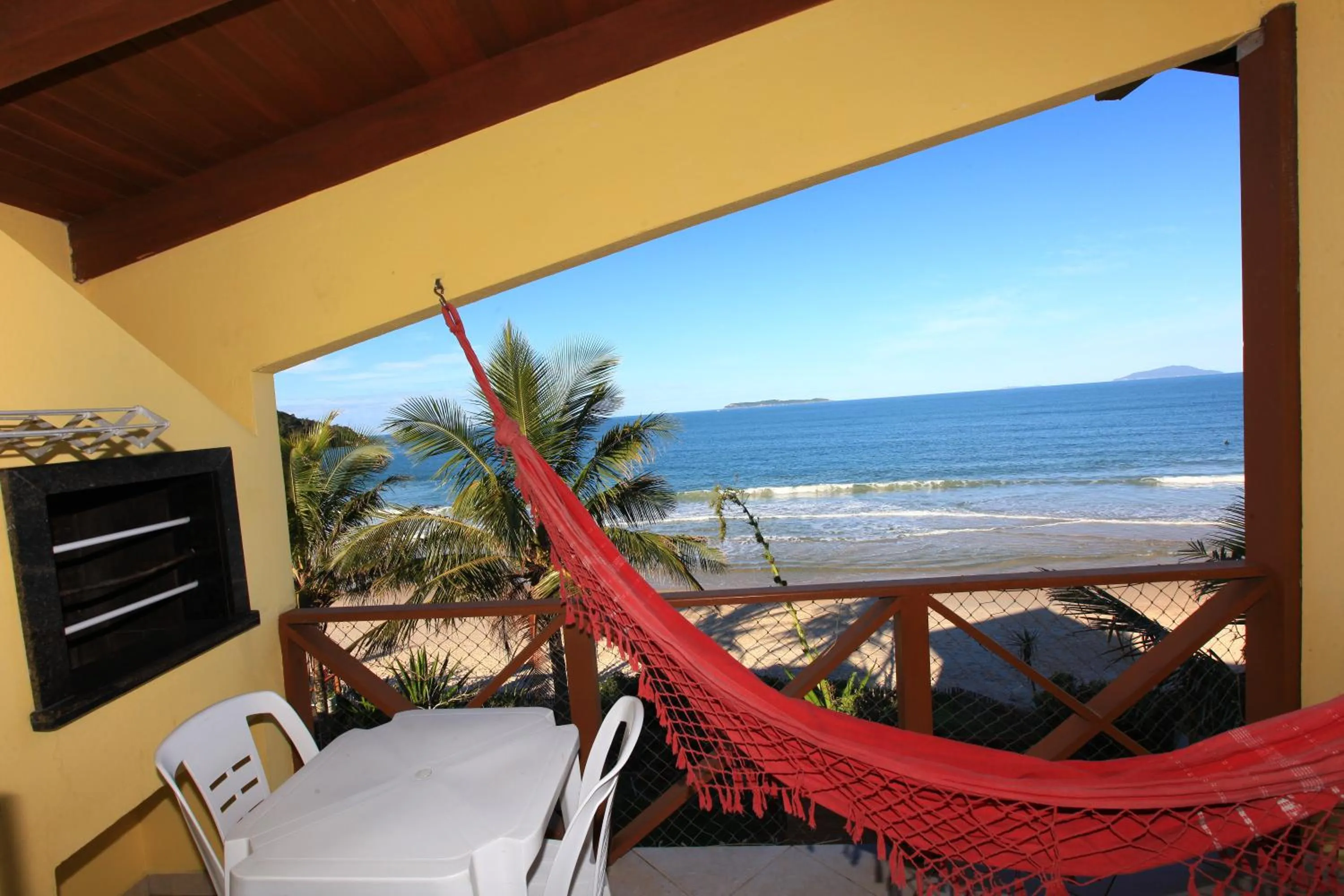 Balcony/Terrace in Pousada Hibisco