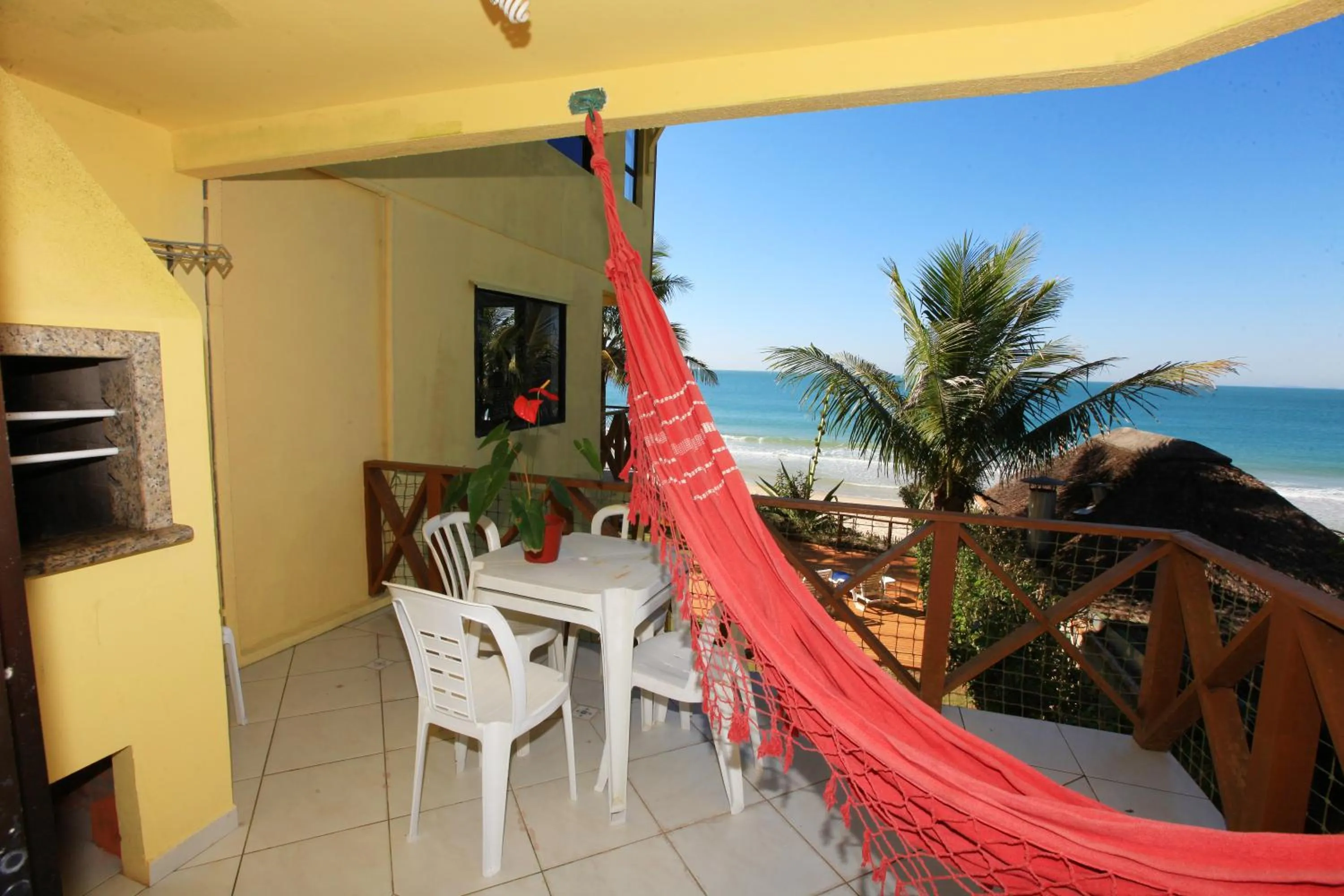 Balcony/Terrace in Pousada Hibisco