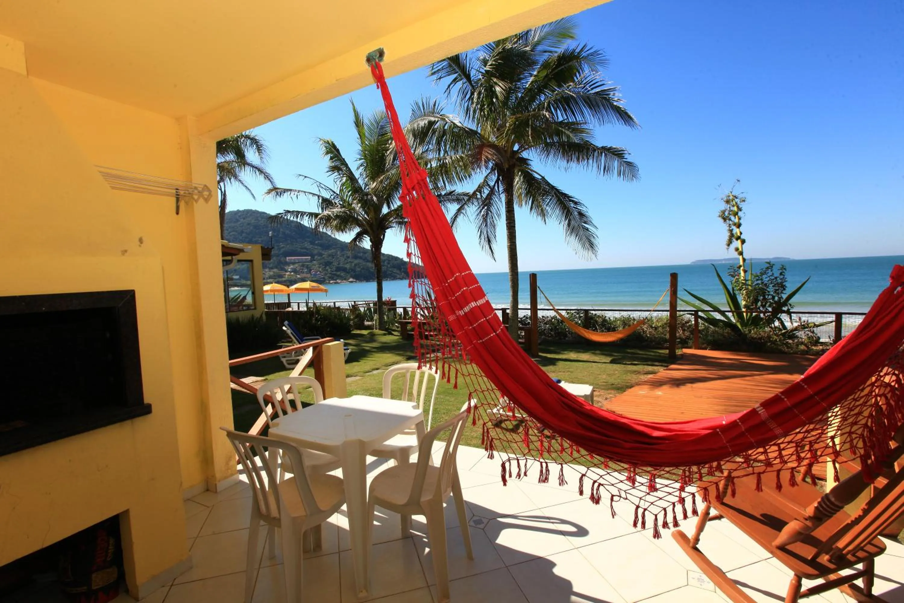 Balcony/Terrace in Pousada Hibisco