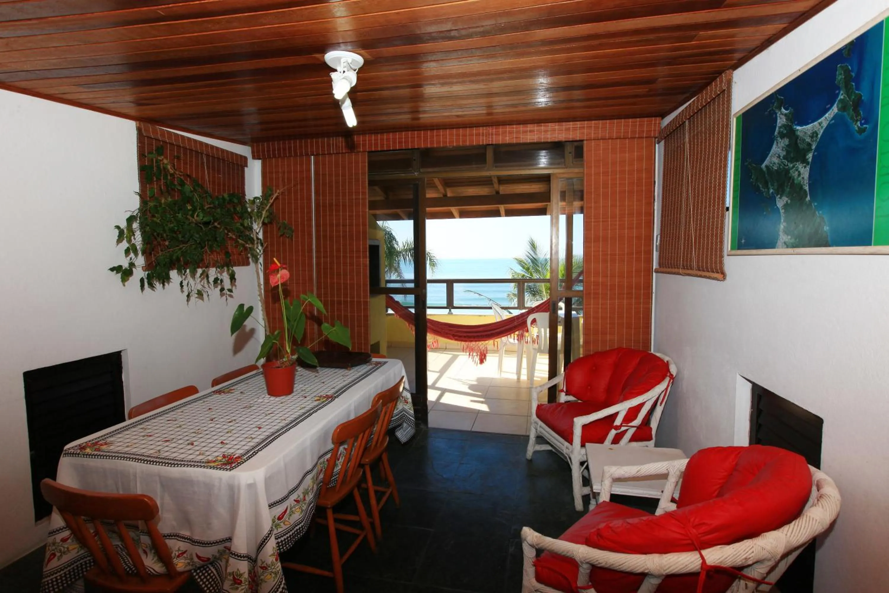 Living room in Pousada Hibisco