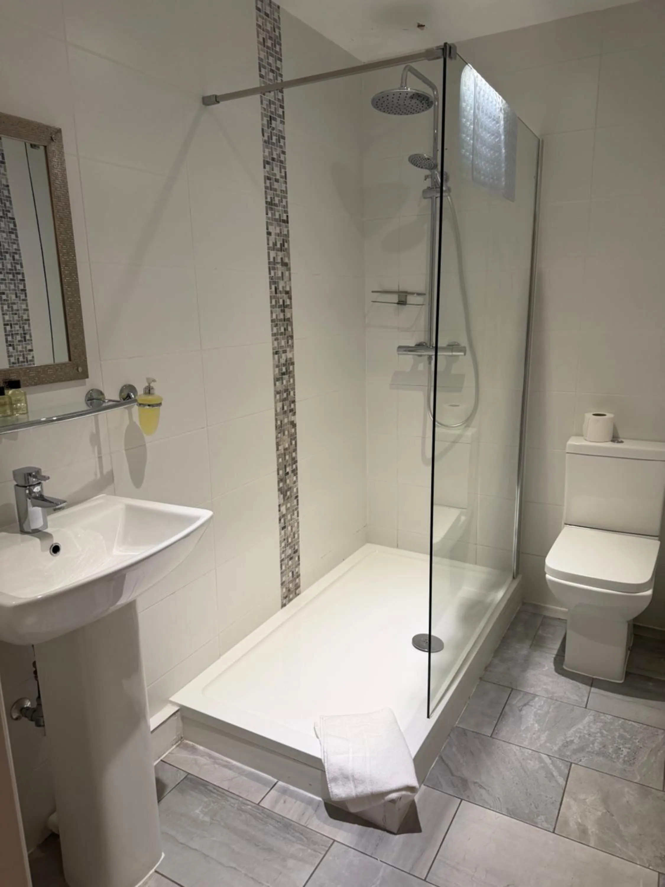 Shower in Charnock Farm