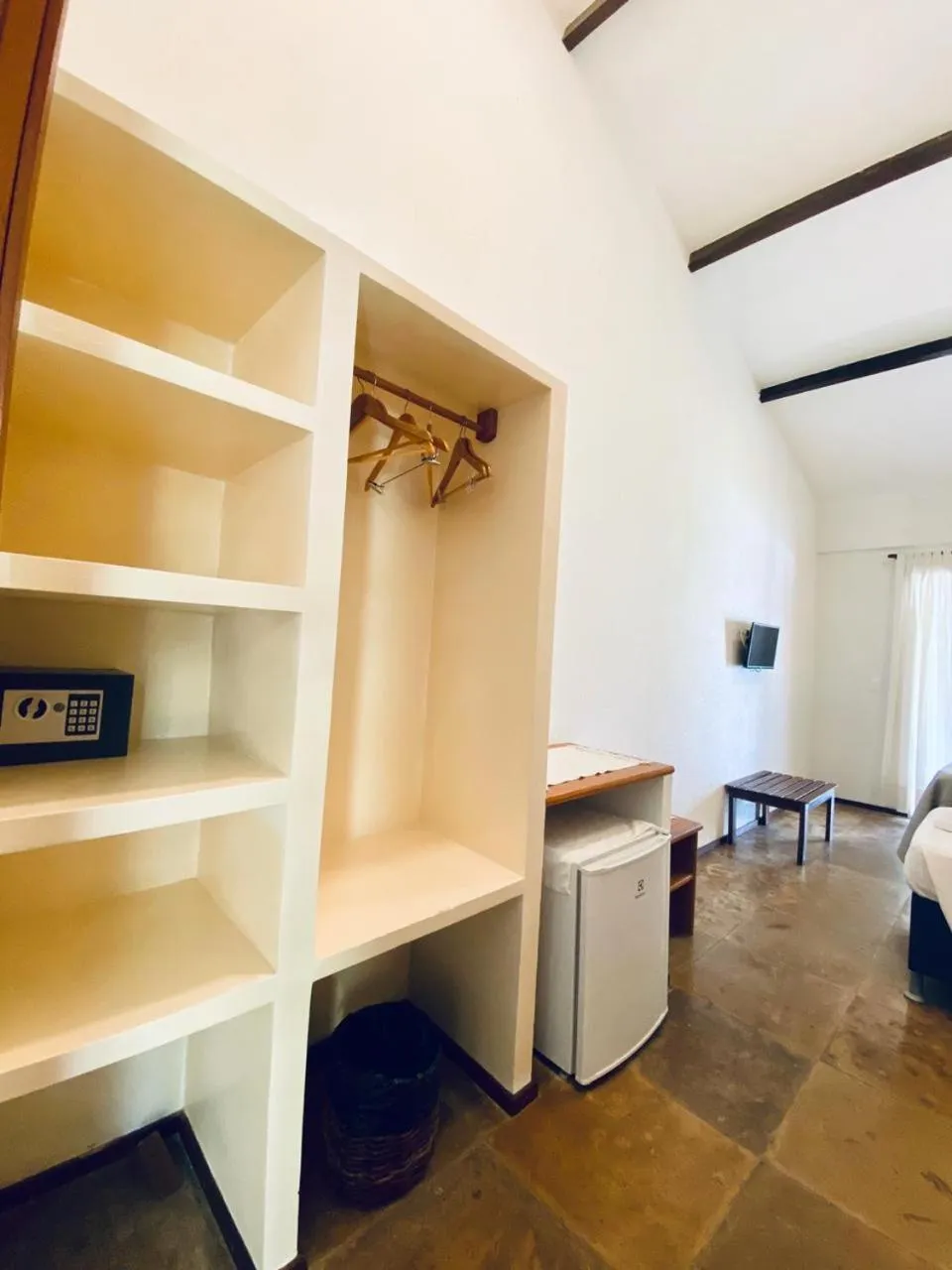 Decorative detail, Bed in Tucano Pousada