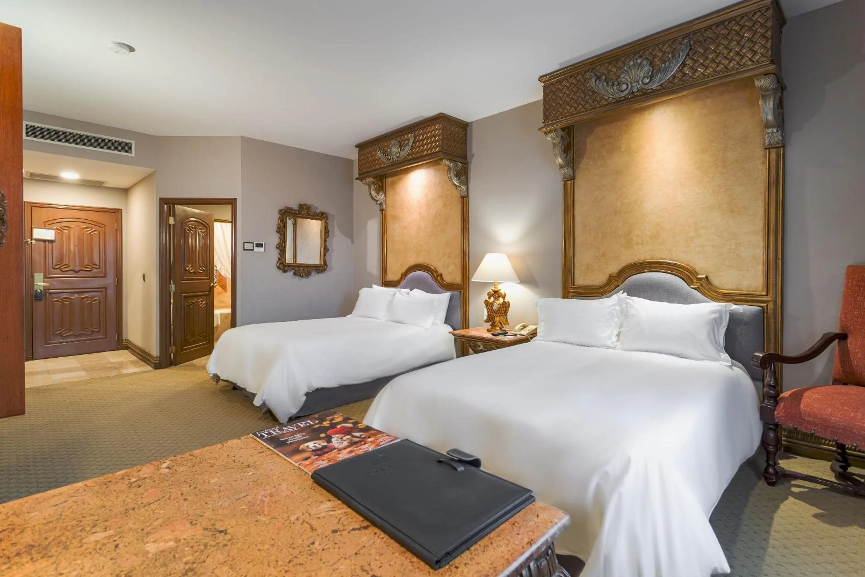 Bedroom, Bed in Quinta Real Saltillo