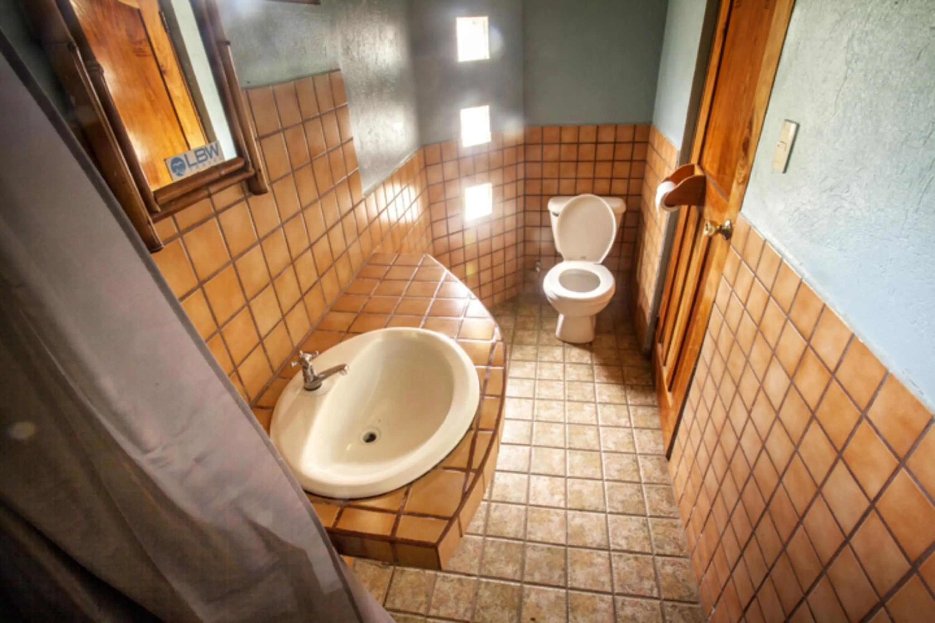 Bathroom in Pension Santa Elena
