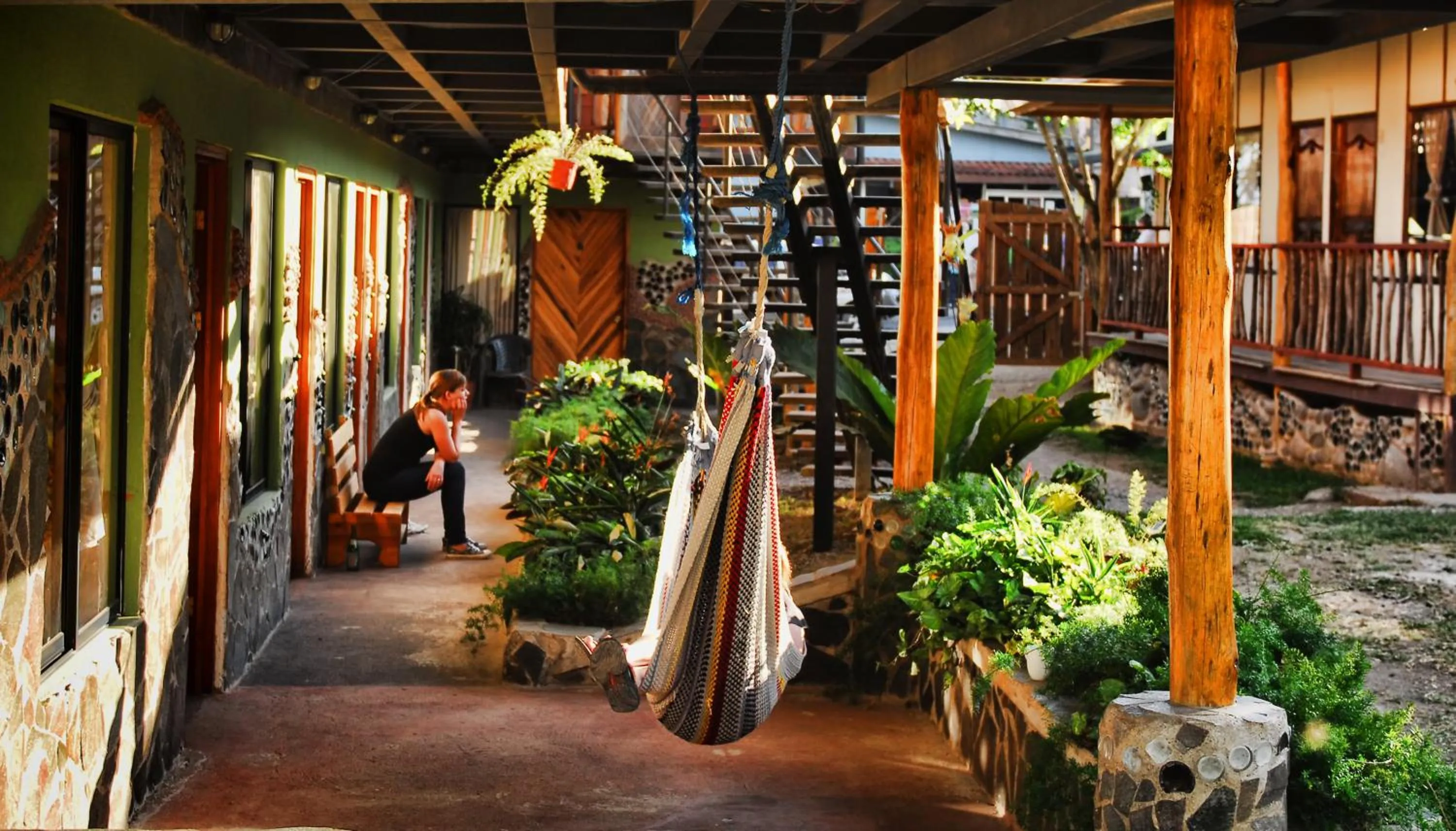 Garden in Pension Santa Elena