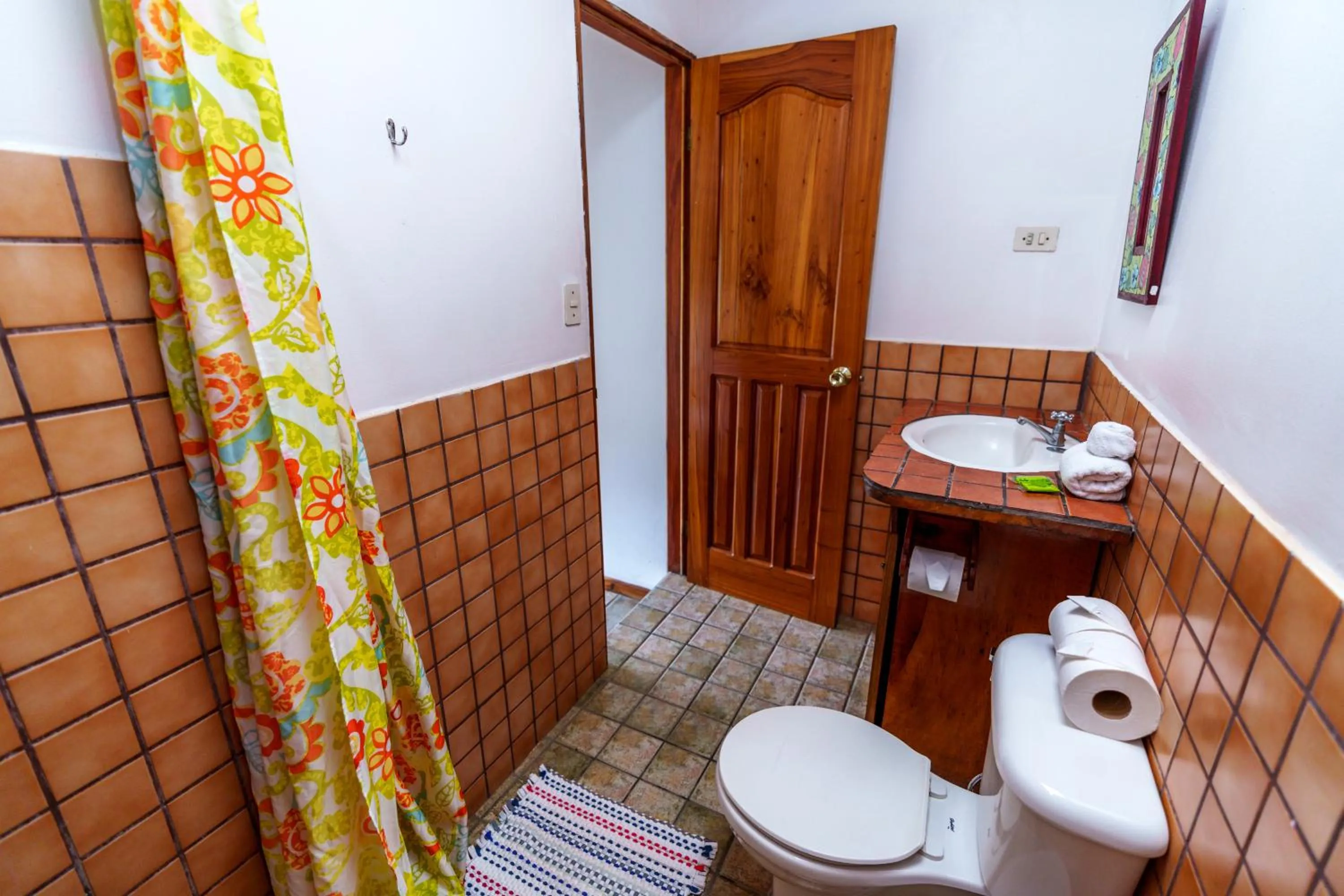 Toilet in Pension Santa Elena