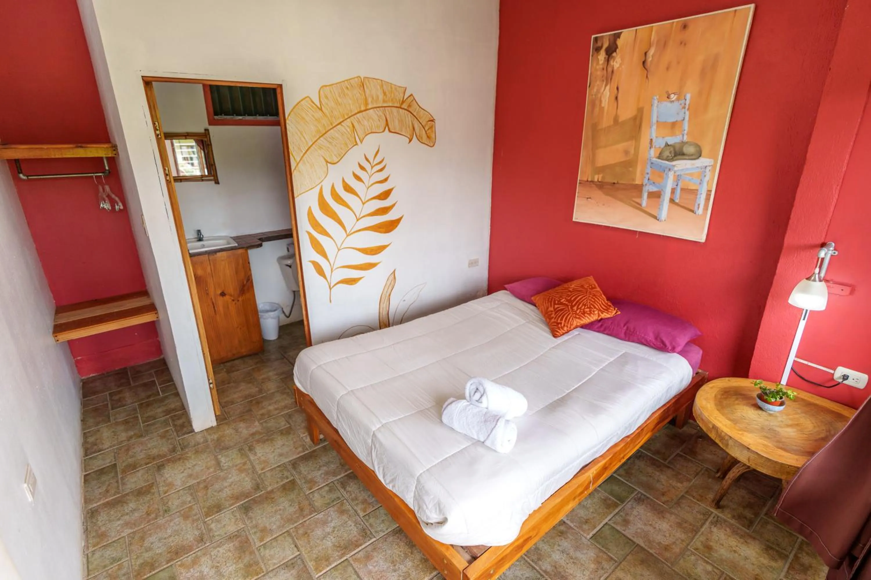 Bed in Pension Santa Elena