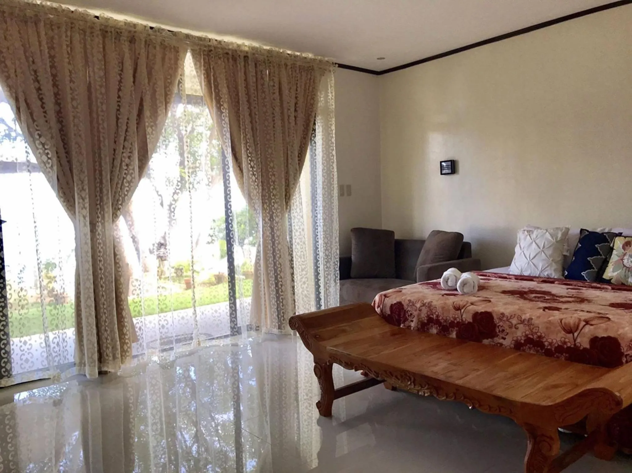 Bed in Bentrina Diving Resort