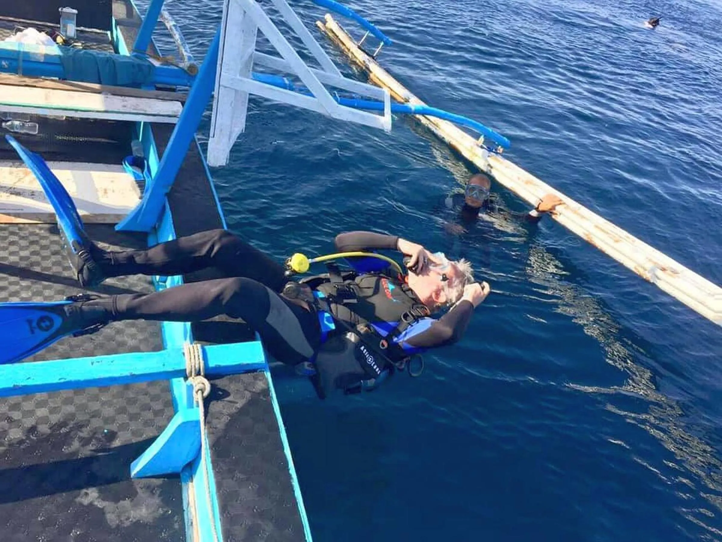 People in Bentrina Diving Resort
