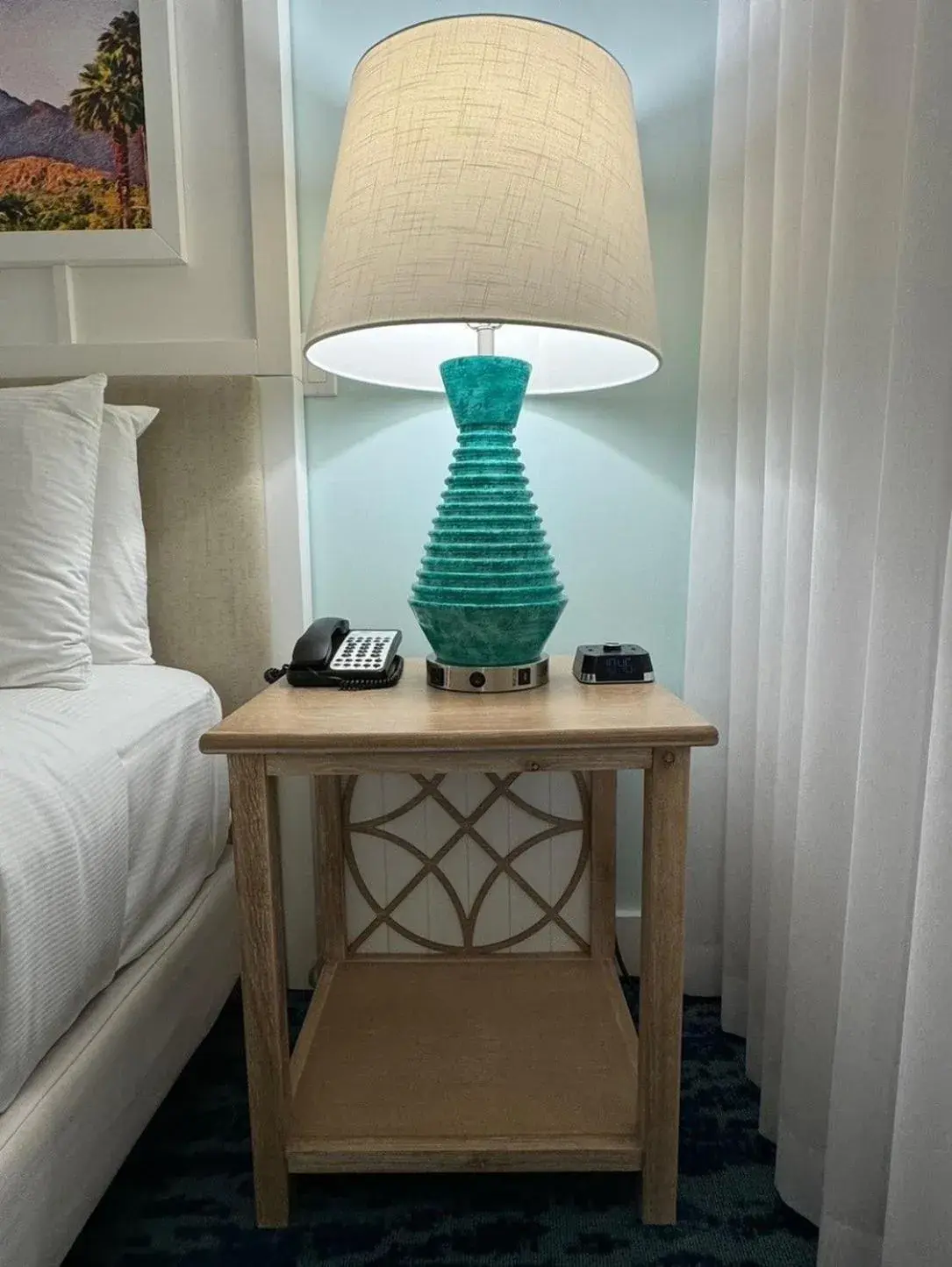 Deluxe King Room with Roll-In Shower - Mobility Access in Riviera Resort Palm Springs Deluxe King Room with Roll-In Shower - Mobility Access in Riviera Resort Palm Springs