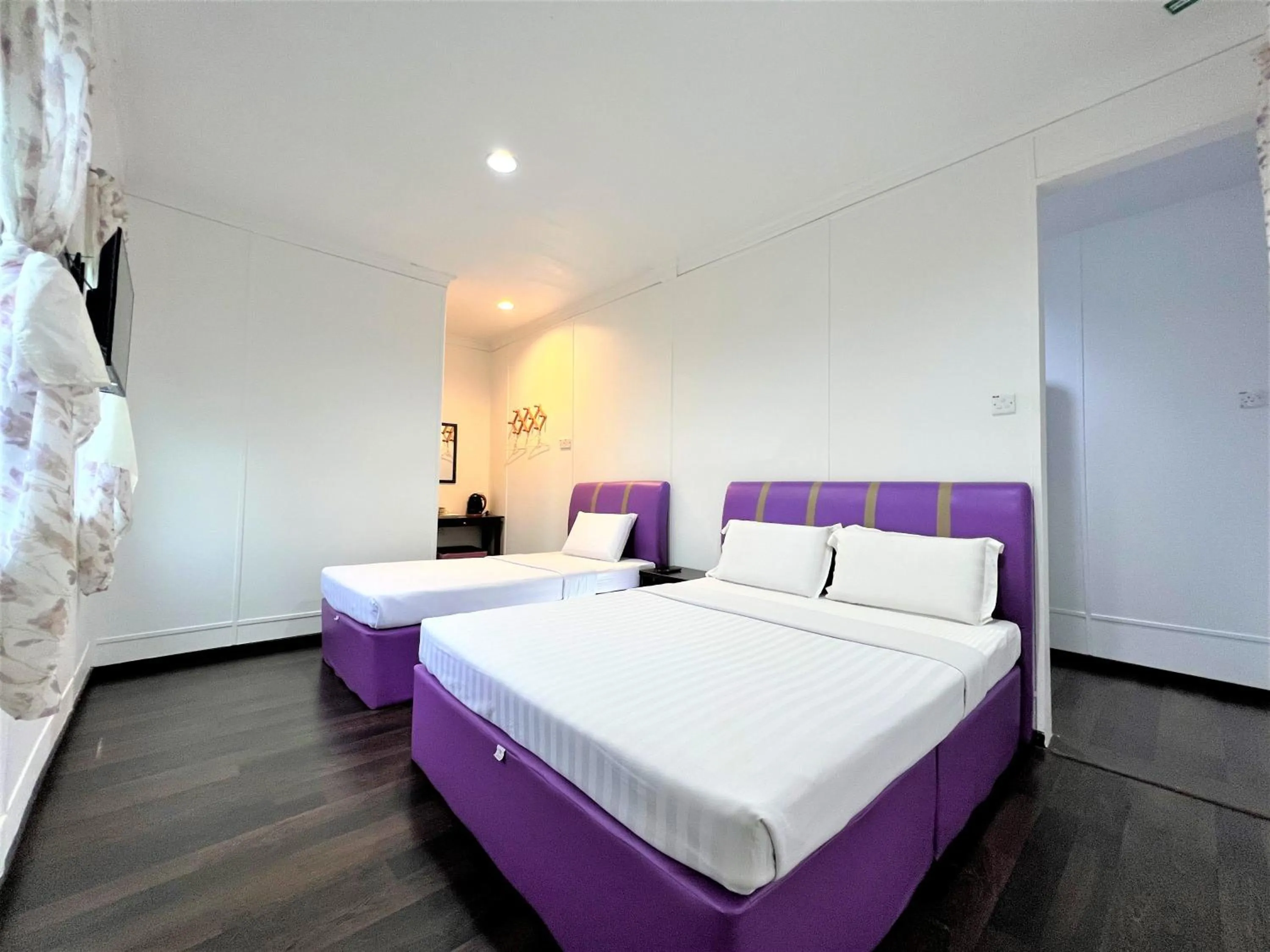 Bed in Suang Noh Homestay Kundasang