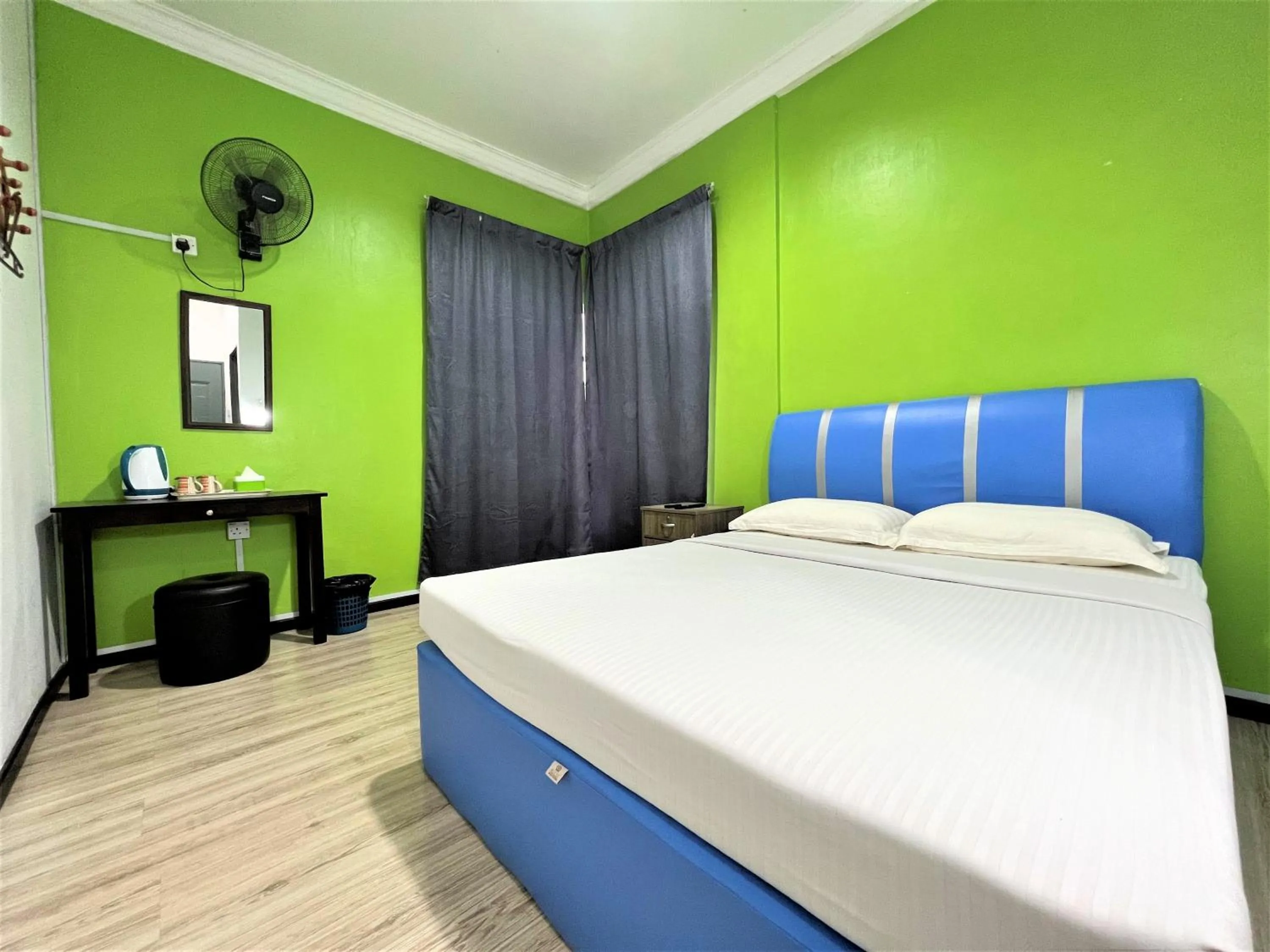 Bed in Suang Noh Homestay Kundasang