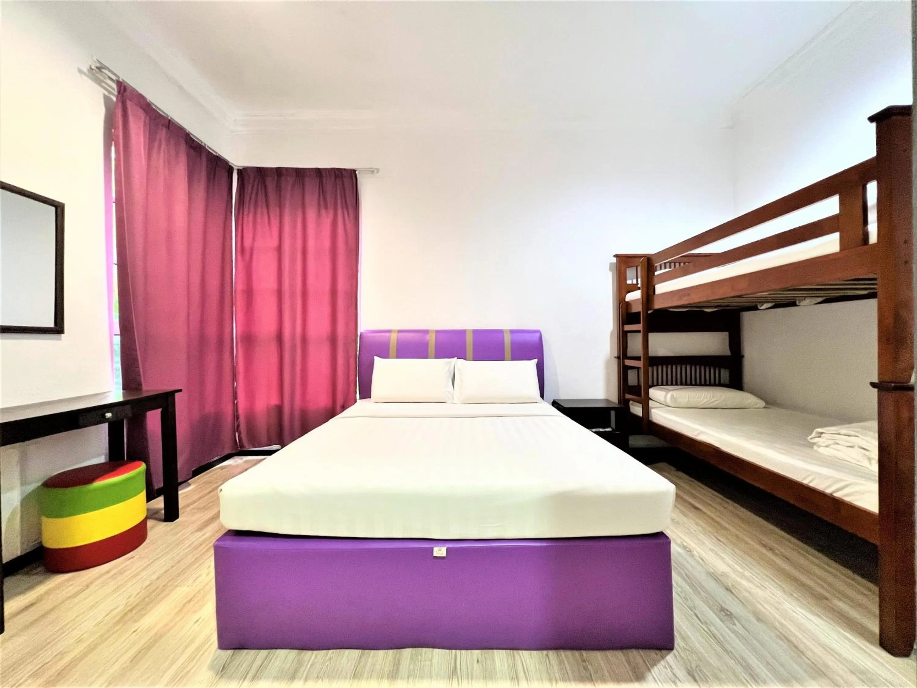 Bed in Suang Noh Homestay Kundasang