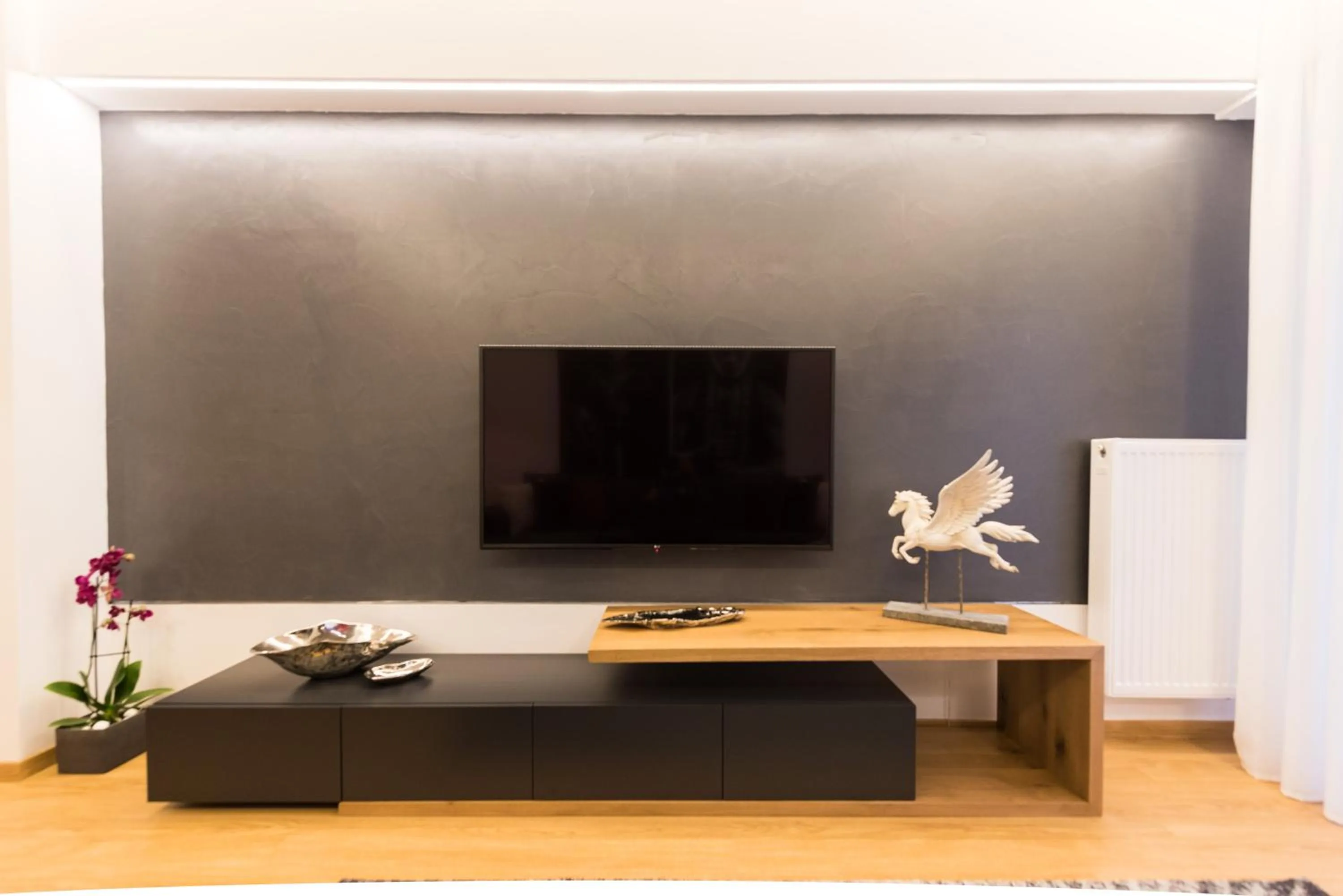 TV and multimedia in Acropolis View Deluxe Penthouse & Luxury Apartments