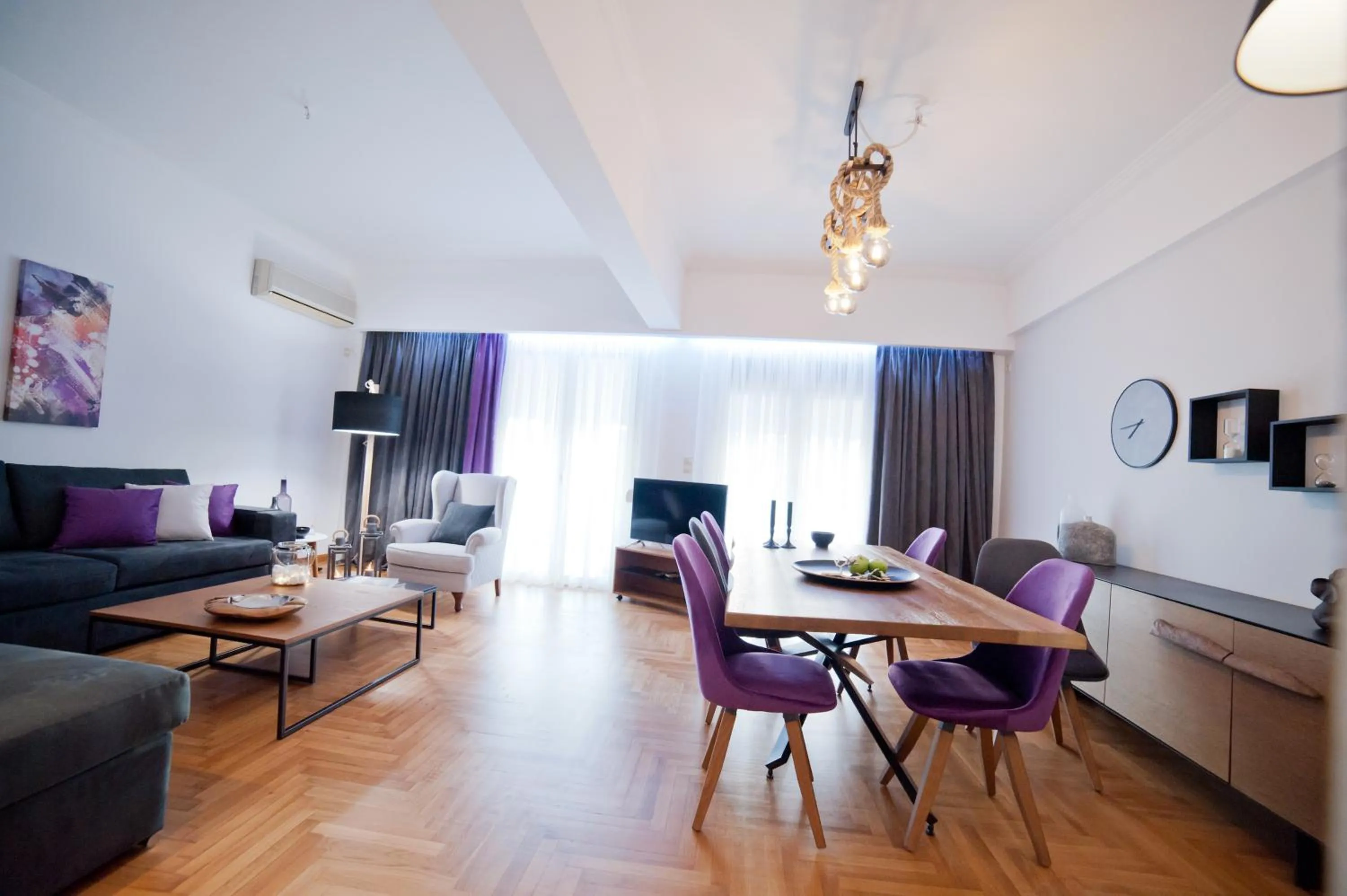 TV and multimedia in Acropolis View Deluxe Penthouse & Luxury Apartments