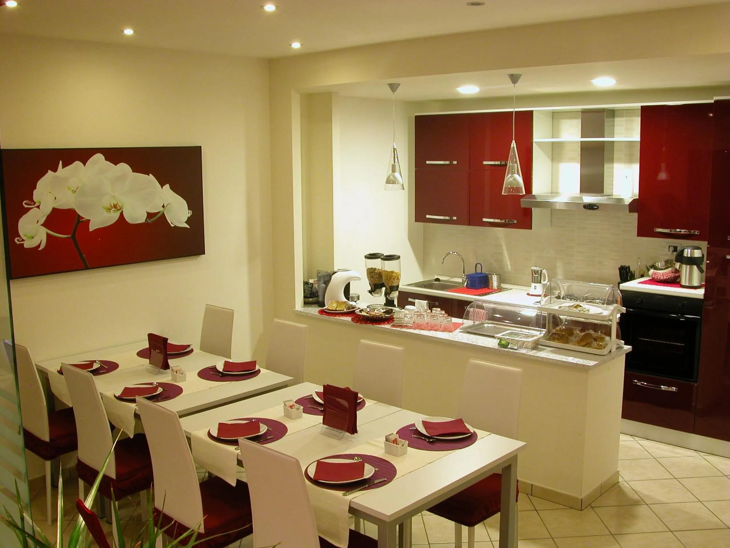 Kitchen or kitchenette in Acquamarina B&B