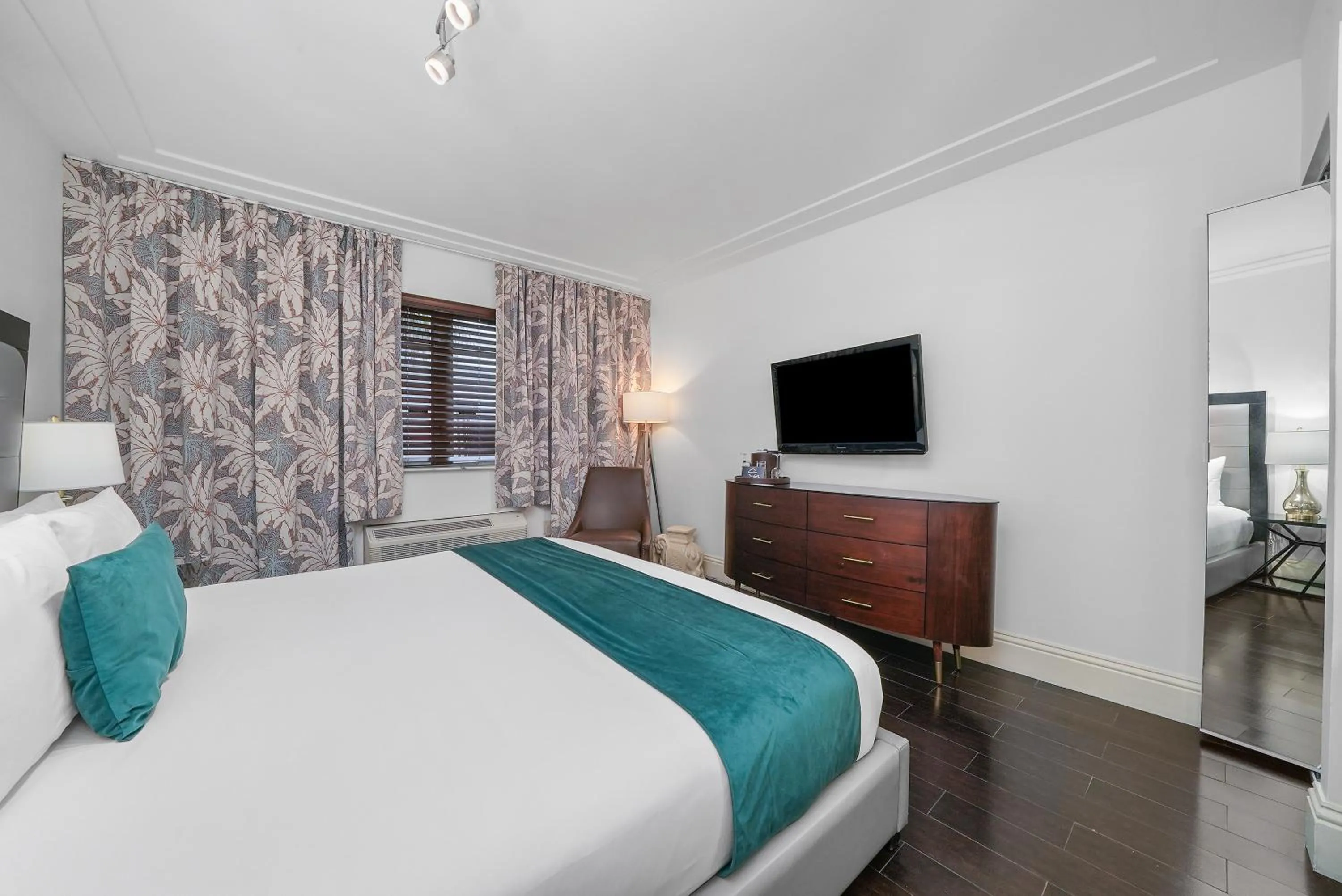 Bed in Riviera Suites