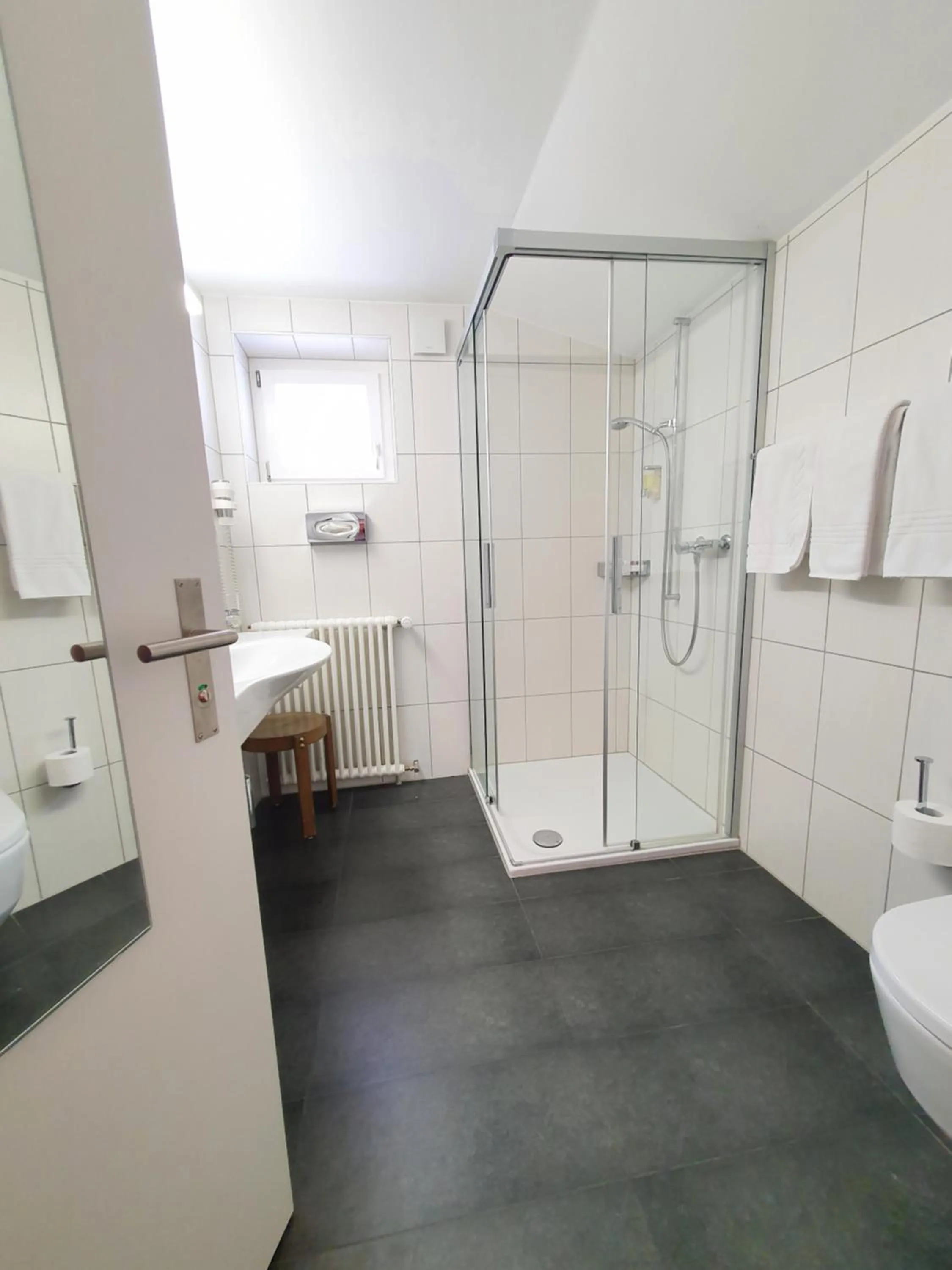 Bathroom in Hotel-Restaurant Grina