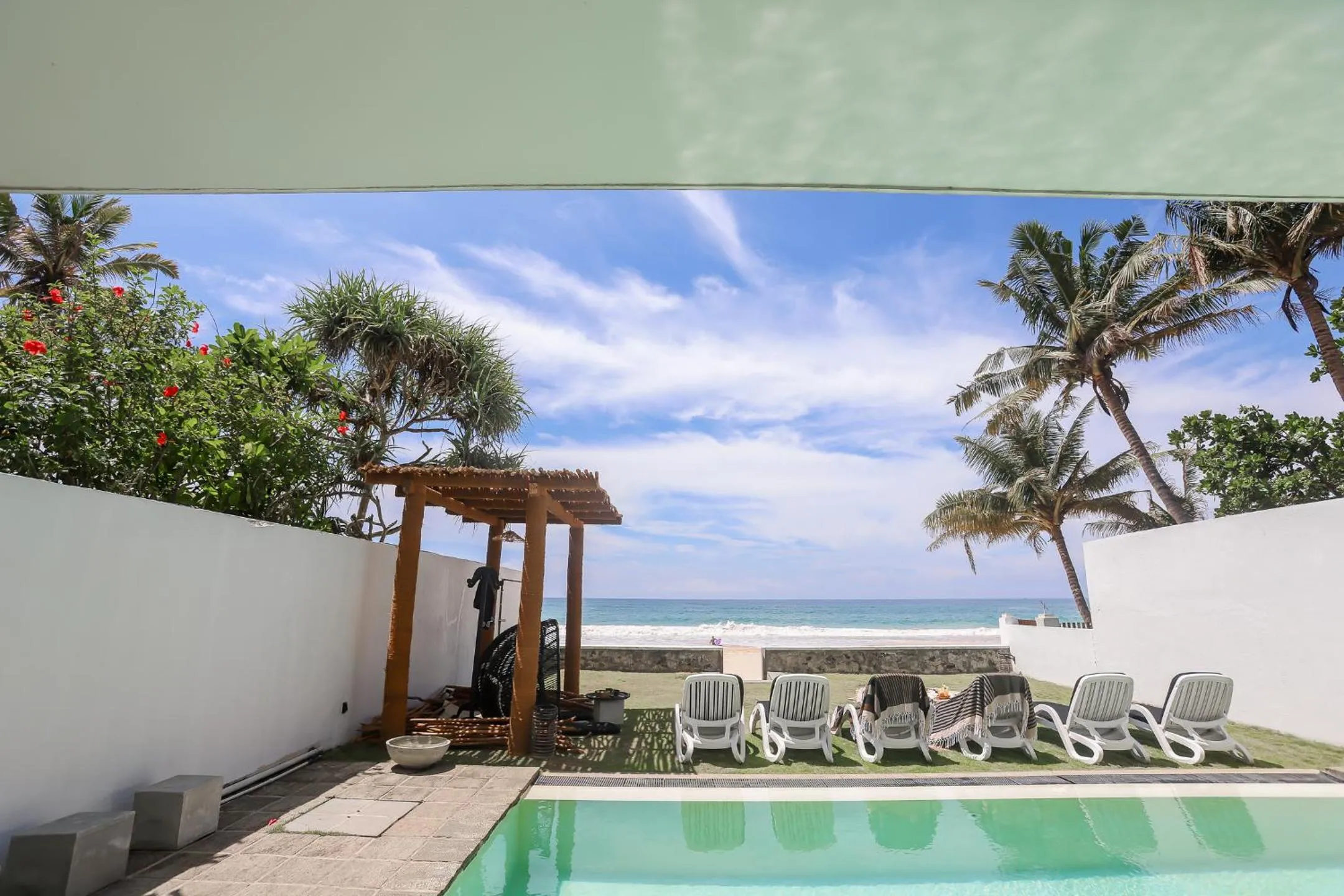 Patio in Bieshu Beach Hive