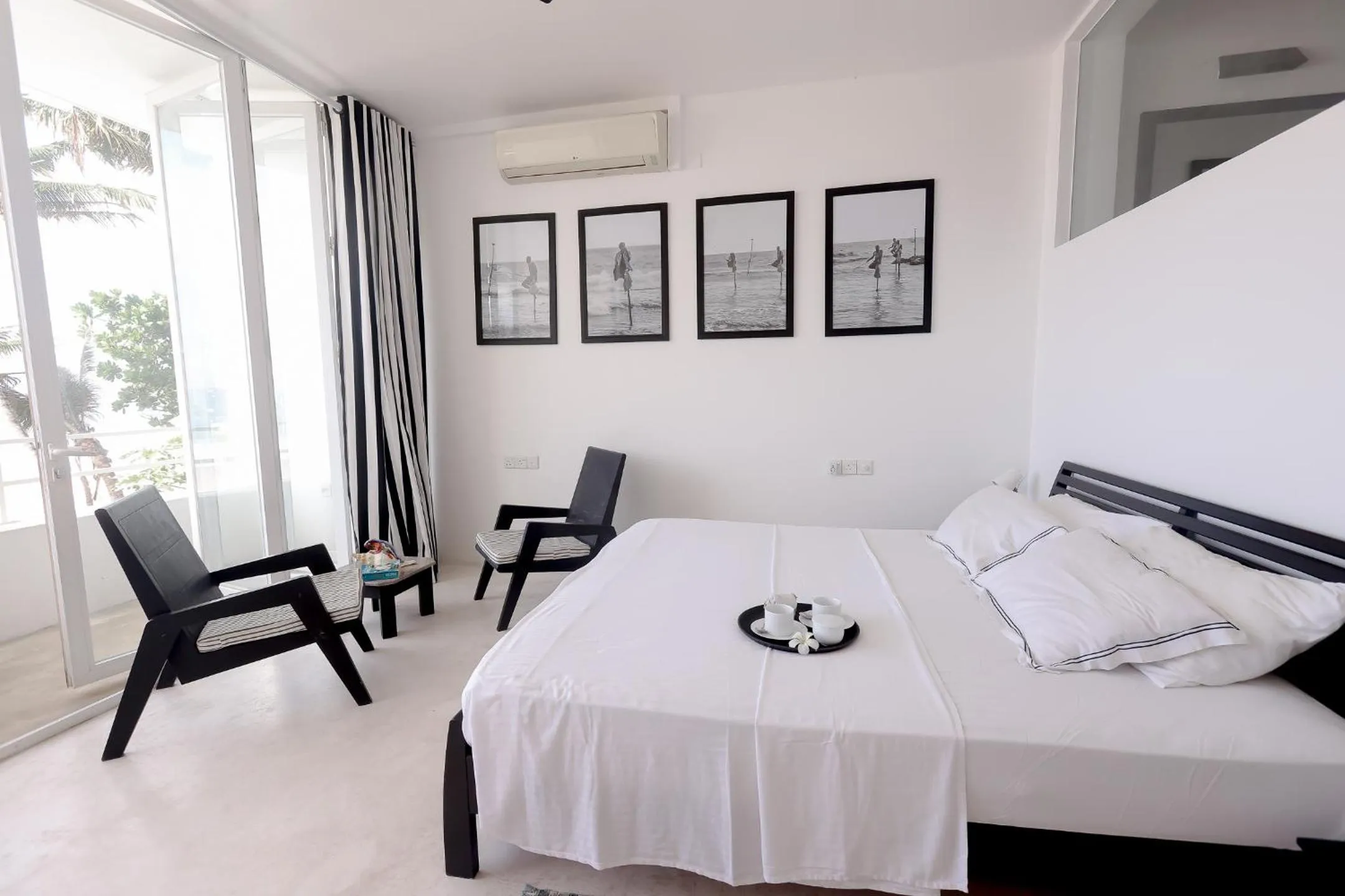 Bed in Bieshu Beach Hive