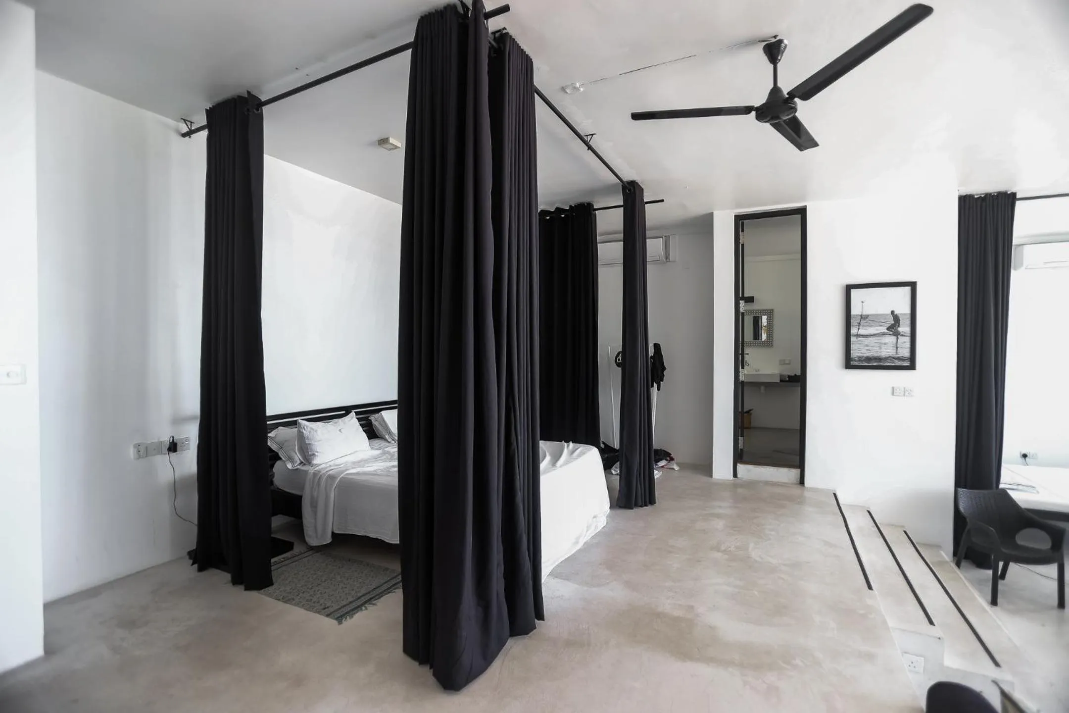 Bed in Bieshu Beach Hive