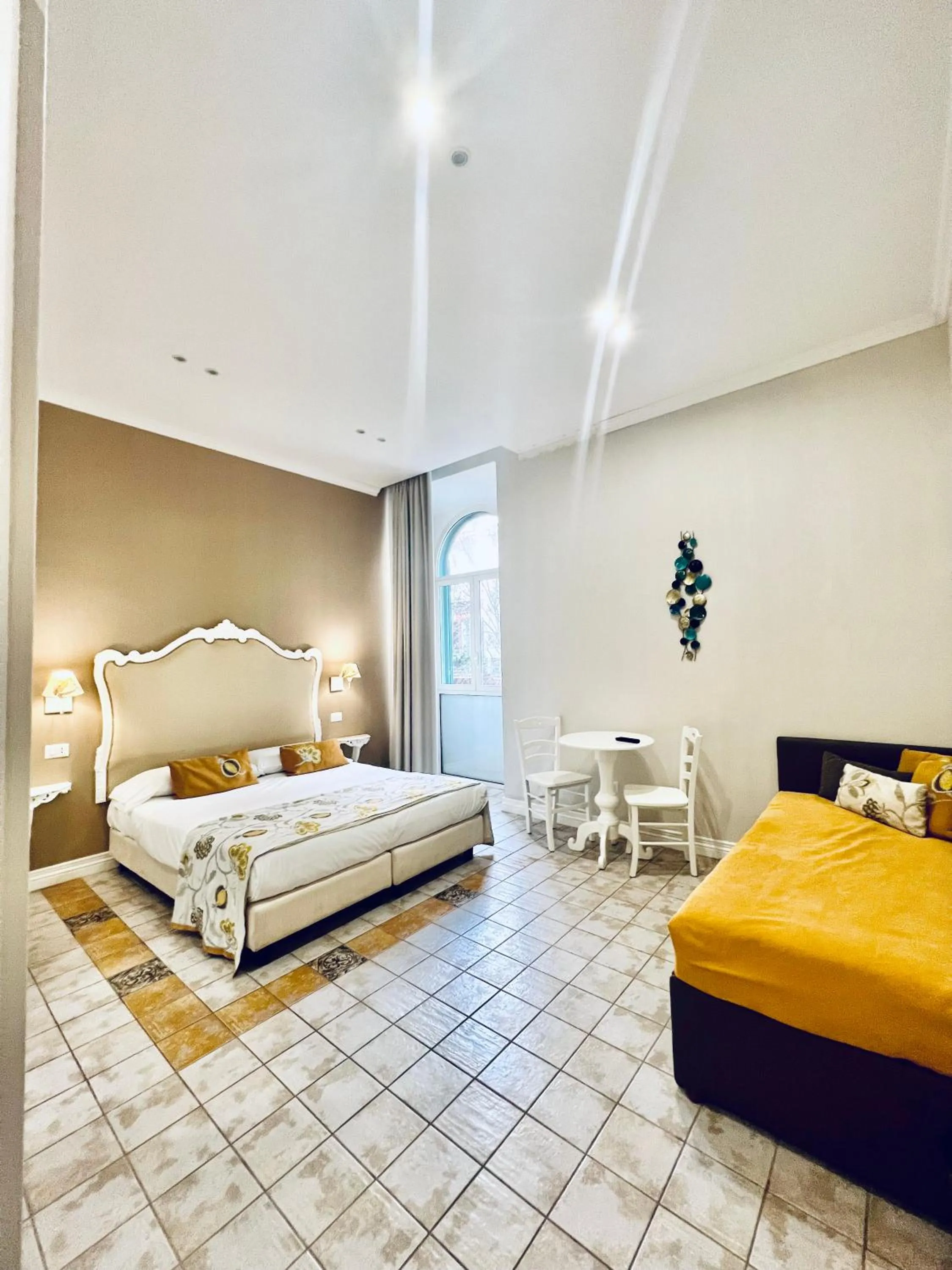 Bed in Certosa Suite