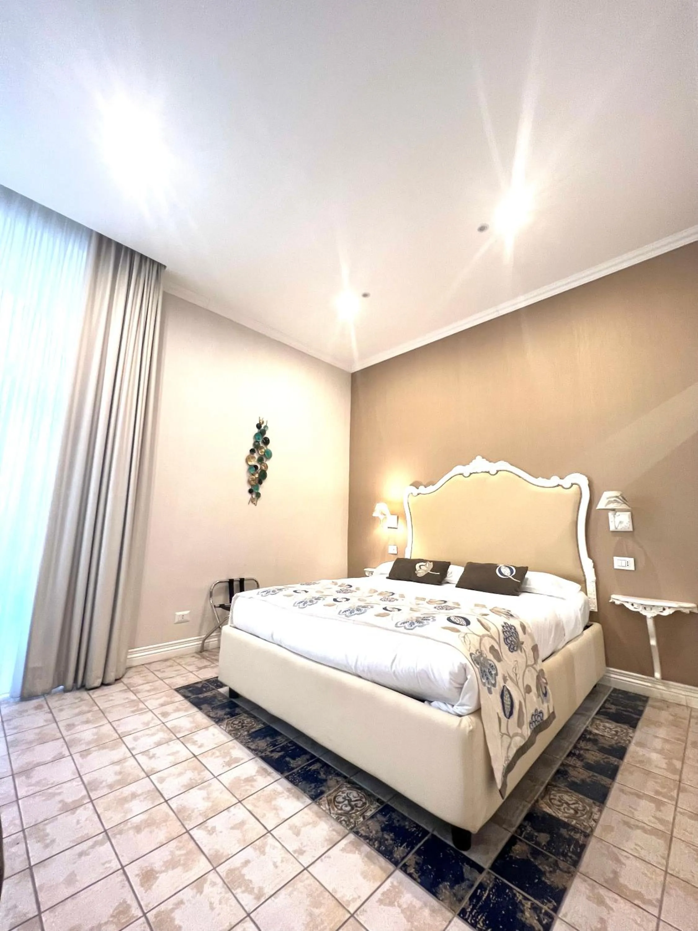 Bed in Certosa Suite