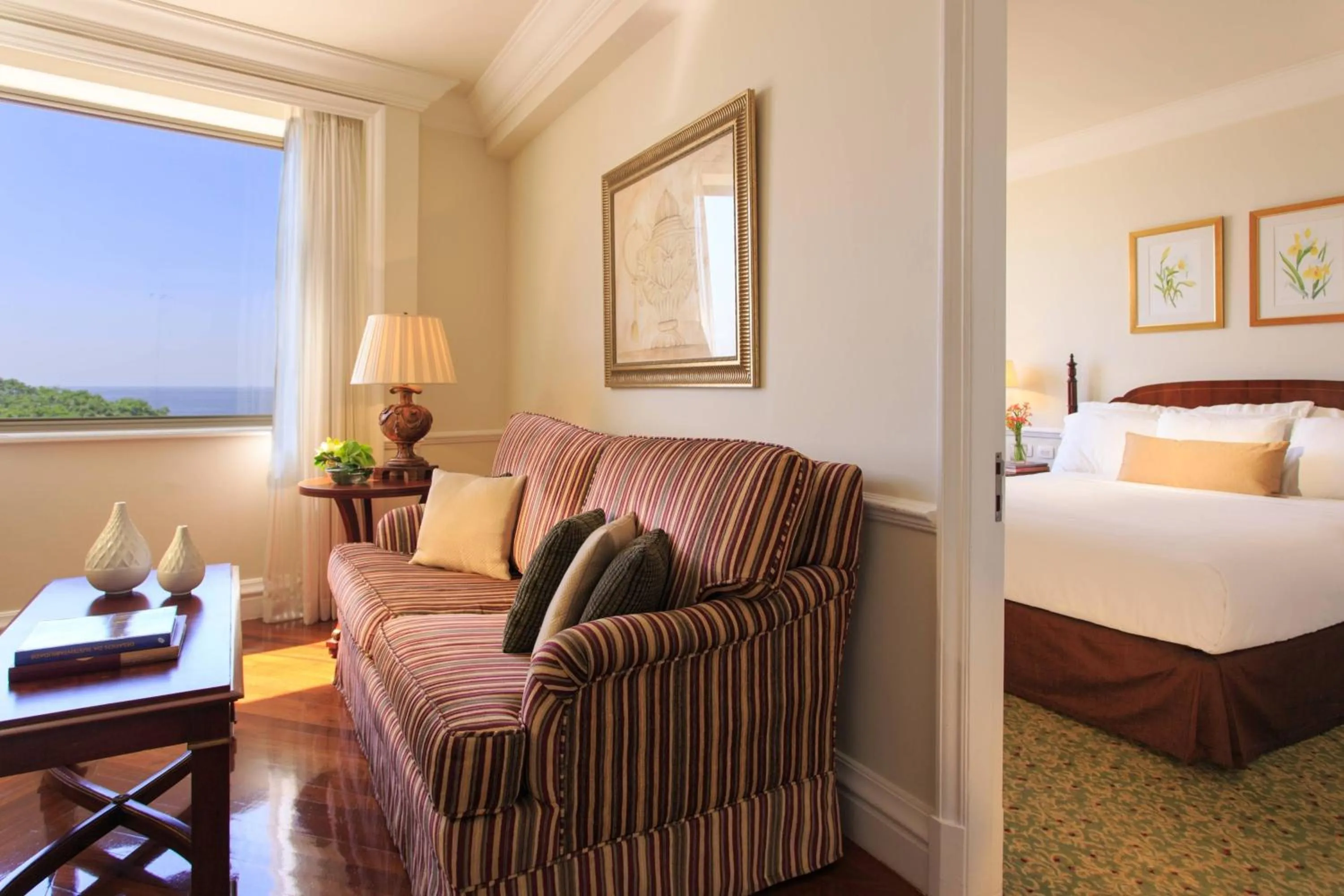 Photo of the whole room, Bed in JW Marriott Rio de Janeiro