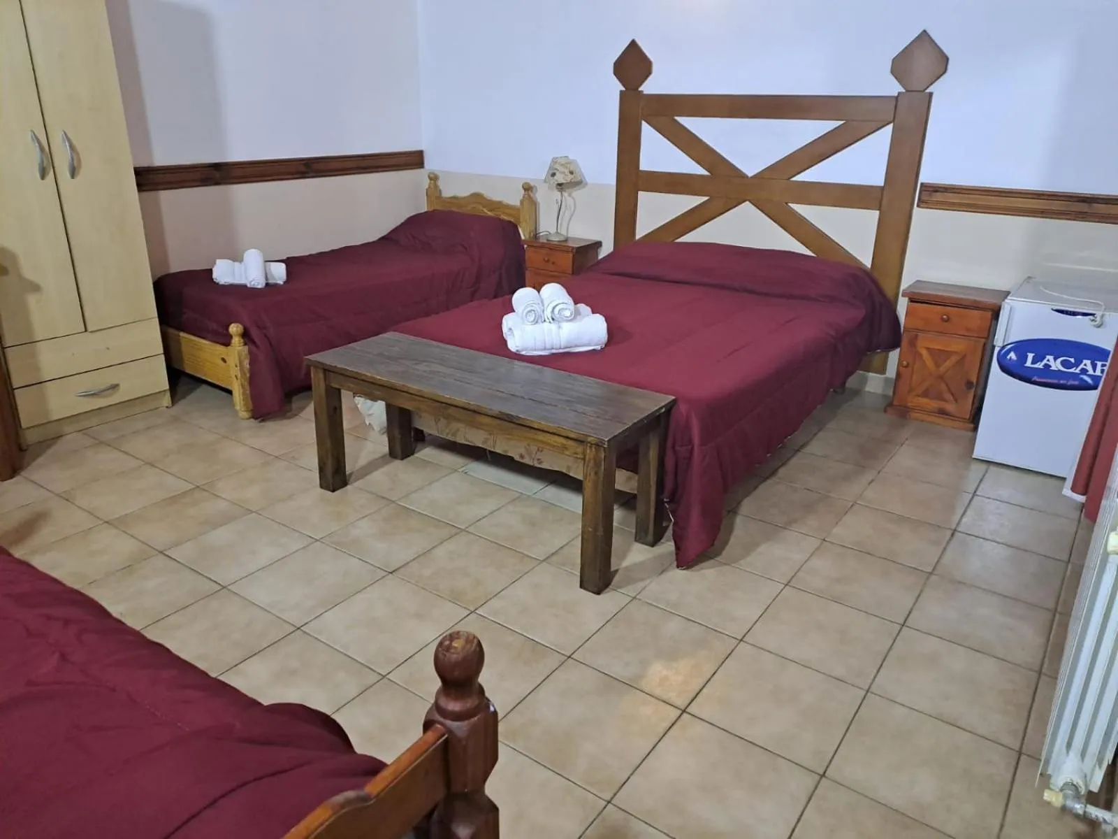 Bed in Hostería Austral