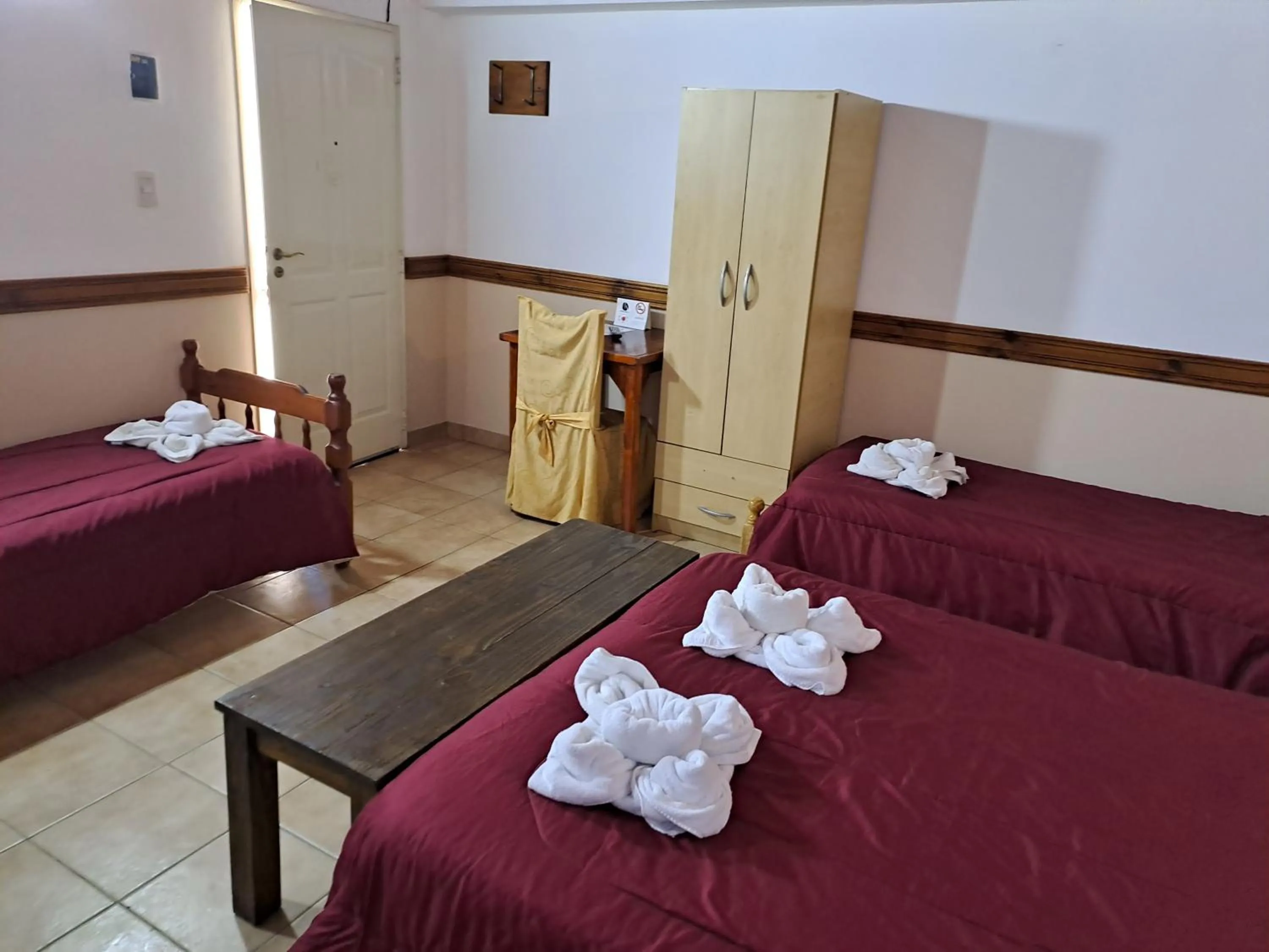 Bed in Hostería Austral