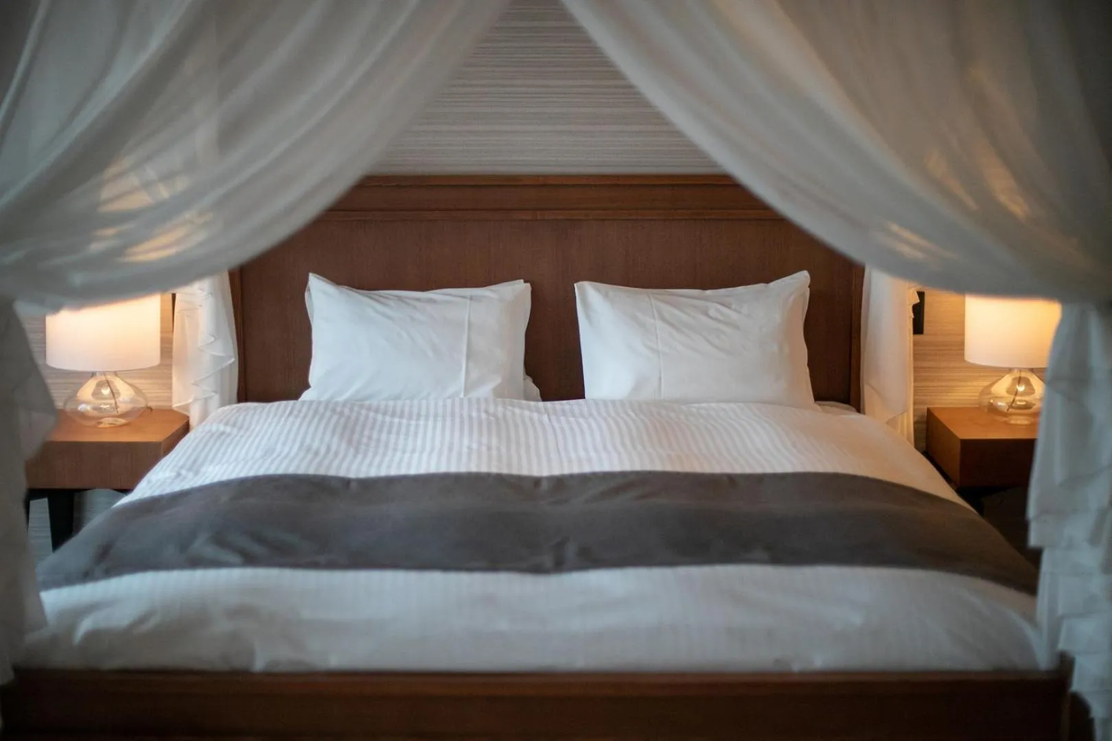 Bed in MARISSA RESORT sazanseto suo-oshima