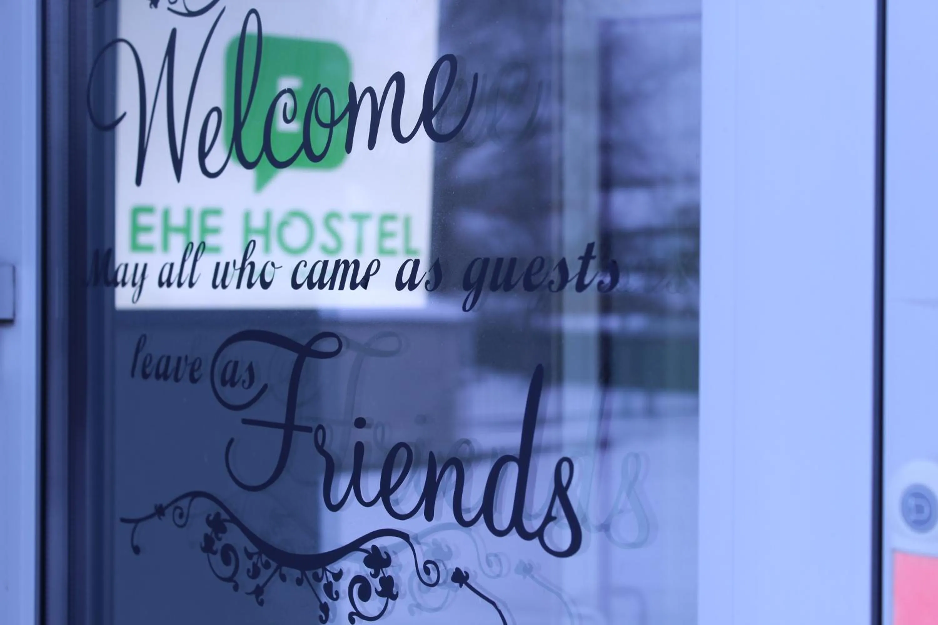 Logo/Certificate/Sign in EHE Hostel