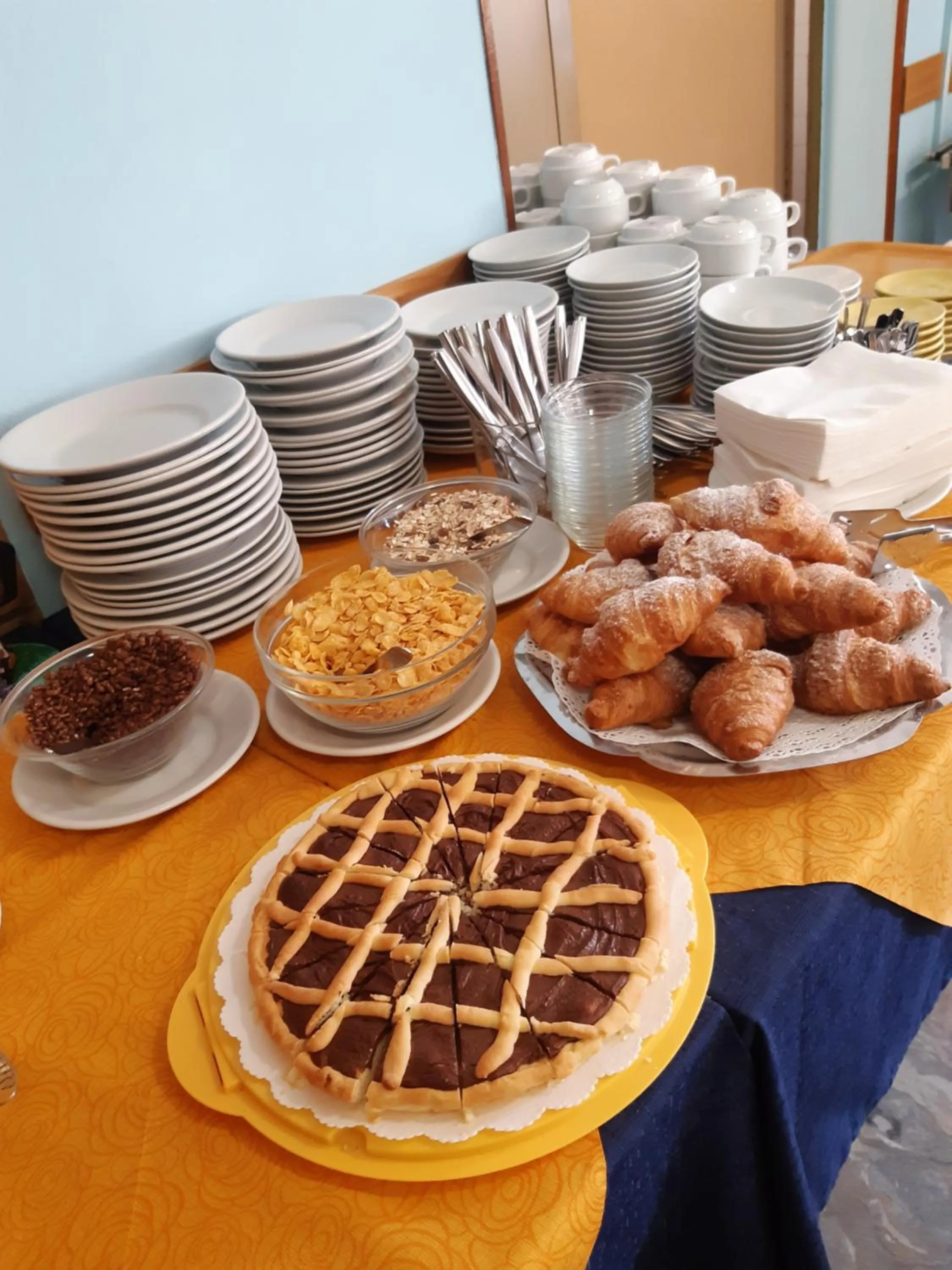 Buffet breakfast in Hotel Bellevue