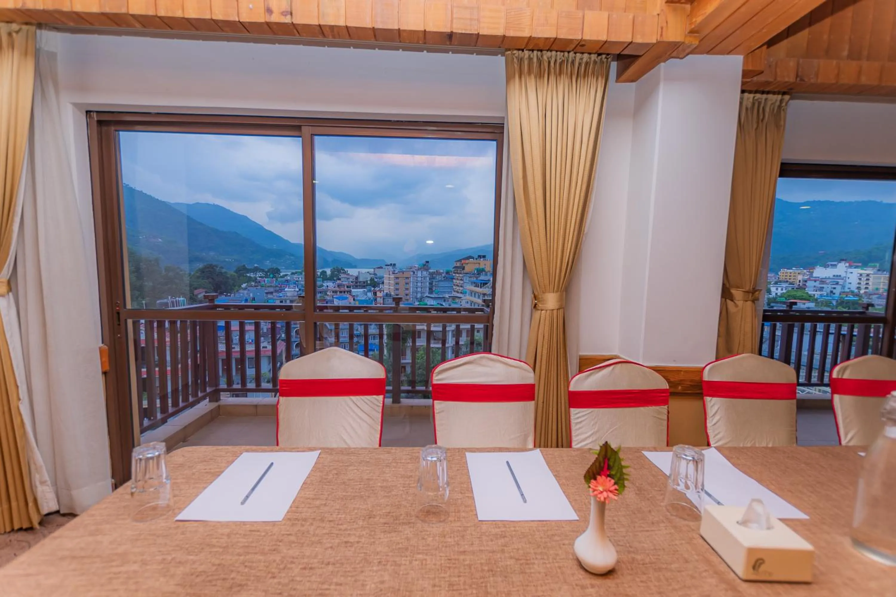 Meeting/conference room, Bed in Pokhara Batika