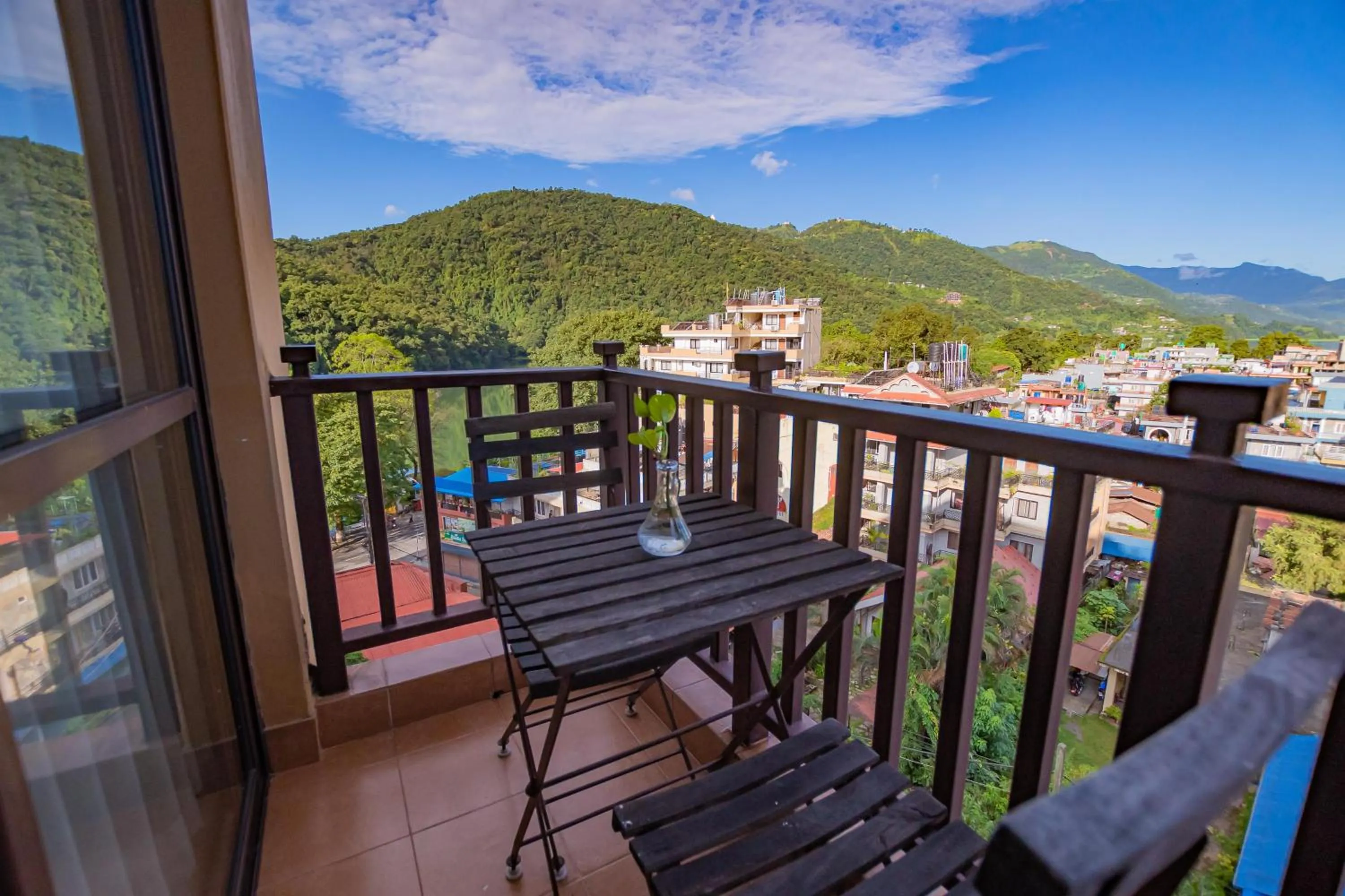 View (from property/room) in Pokhara Batika