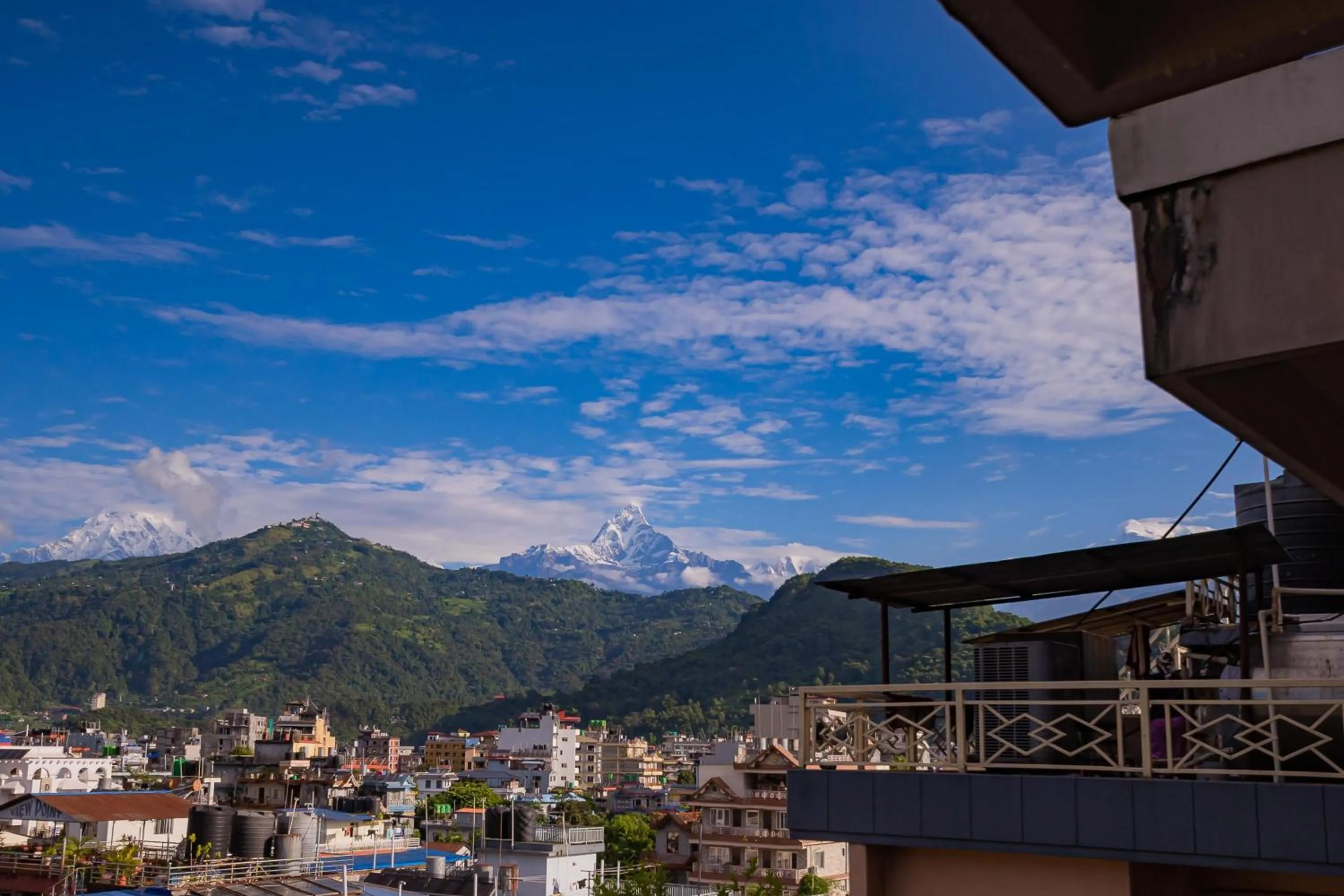 View (from property/room) in Pokhara Batika