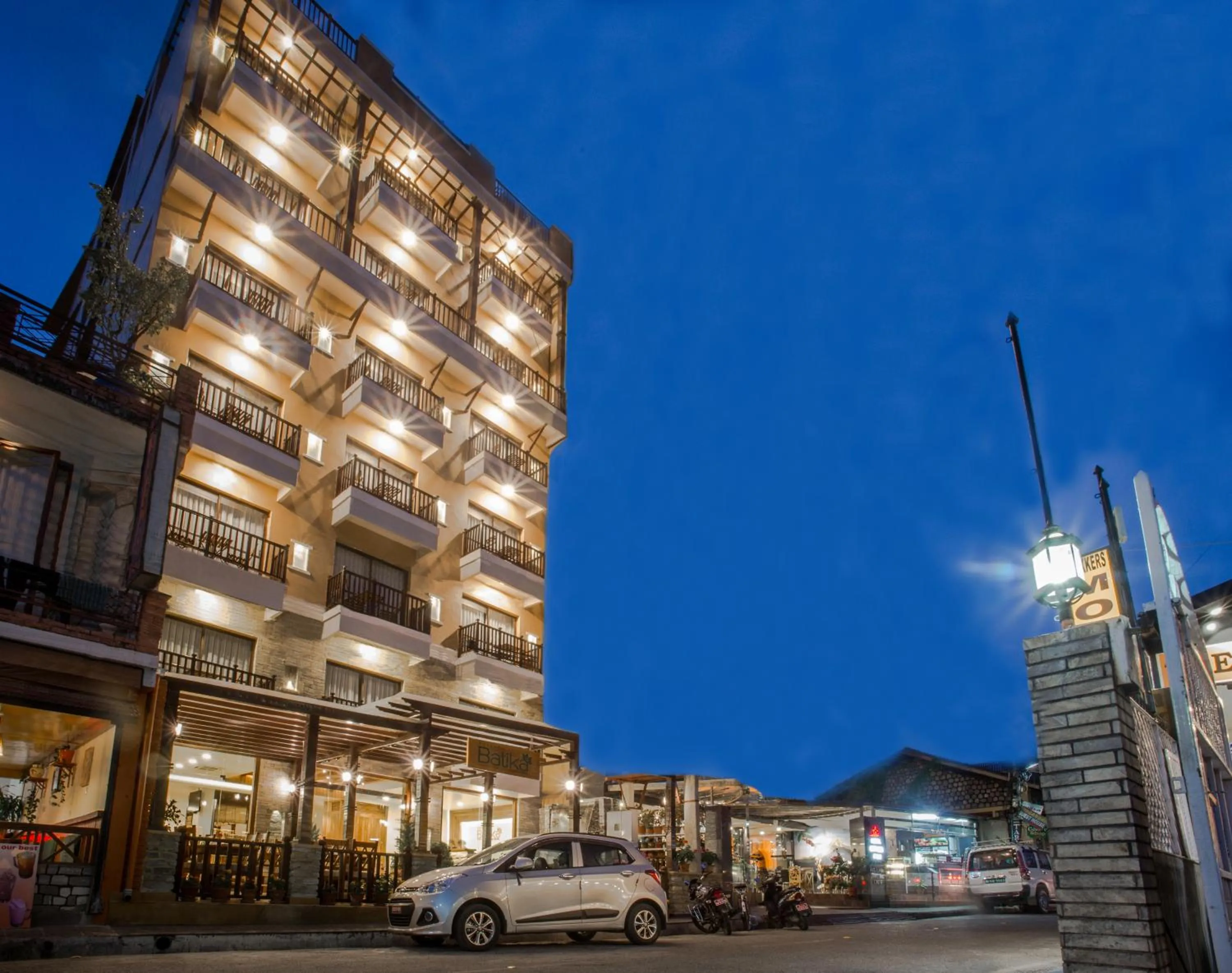 Facade/entrance in Pokhara Batika