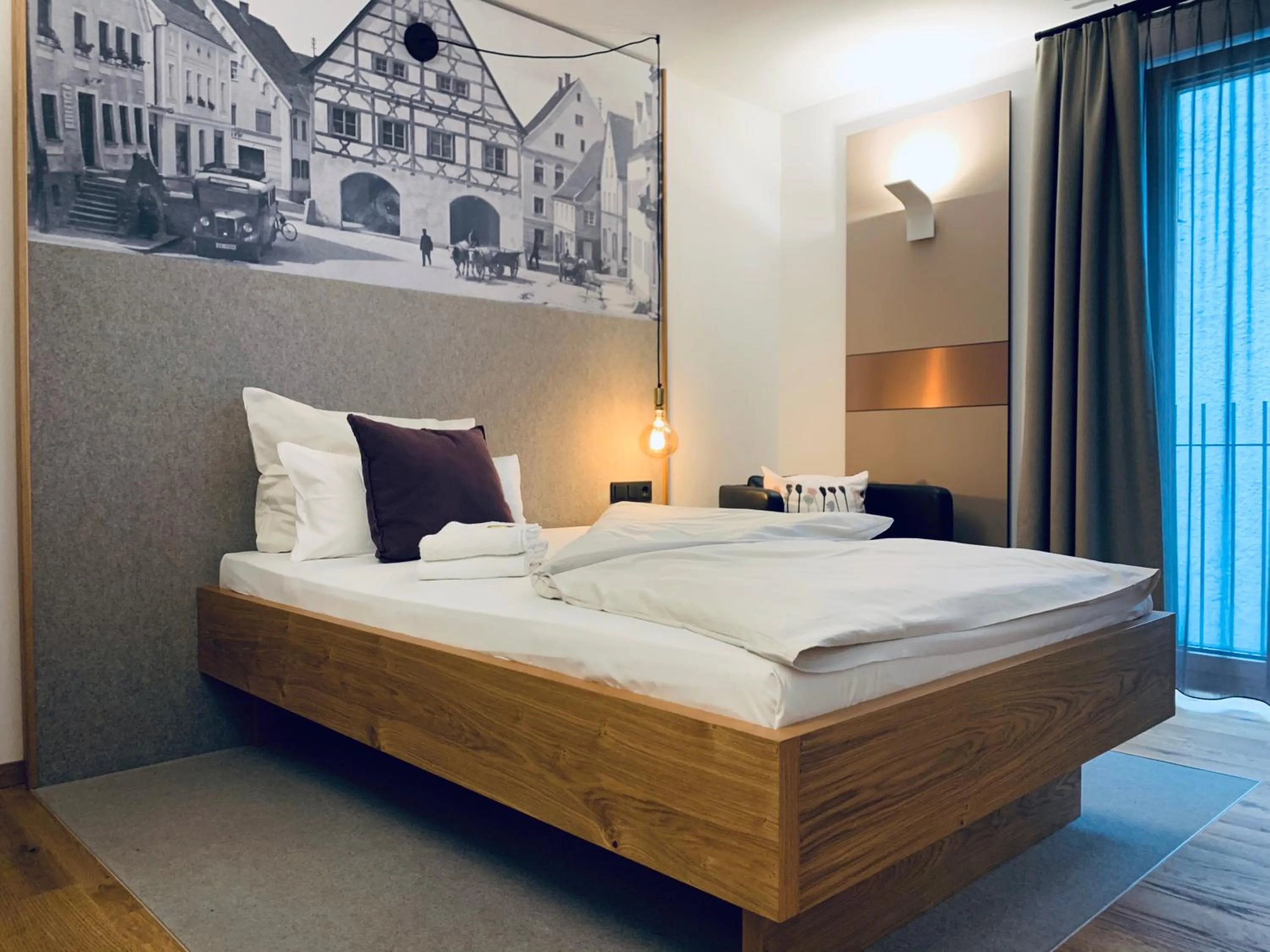 Bedroom, Bed in Stadthotel Kachelofen