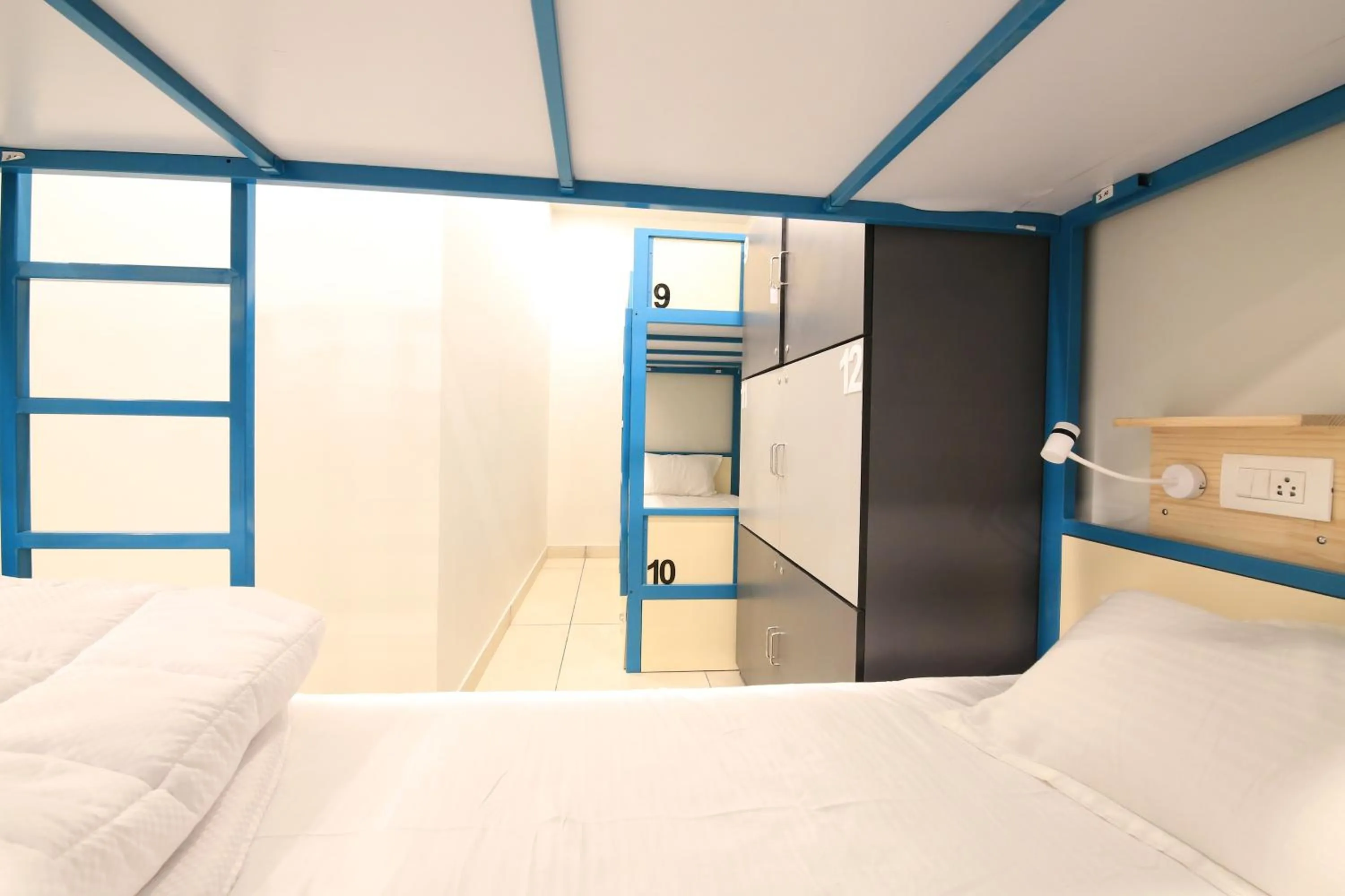 Bed in Blue Beds Hostel