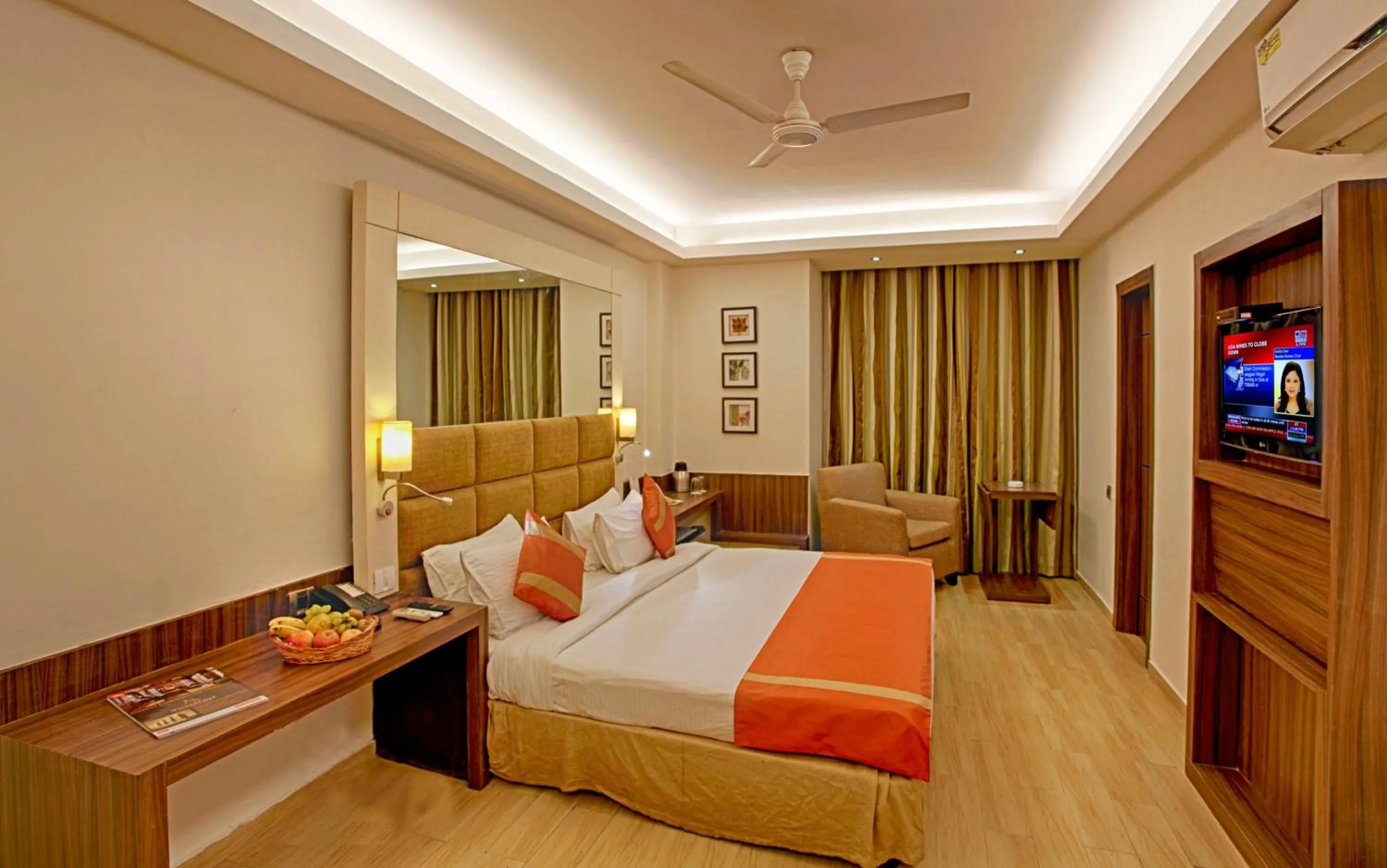 Bed in Hotel Arif Castles