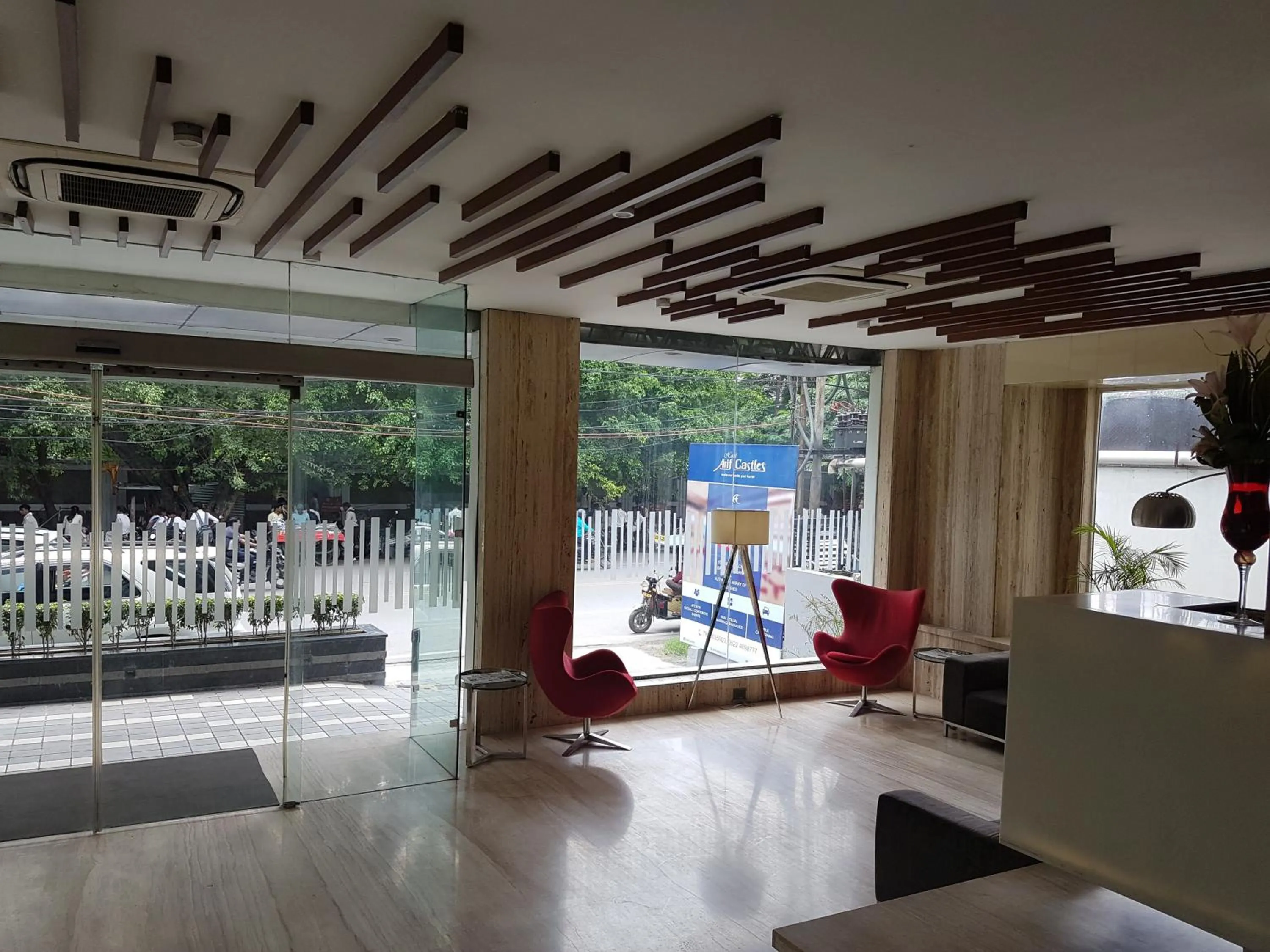 Seating area in Hotel Arif Castles